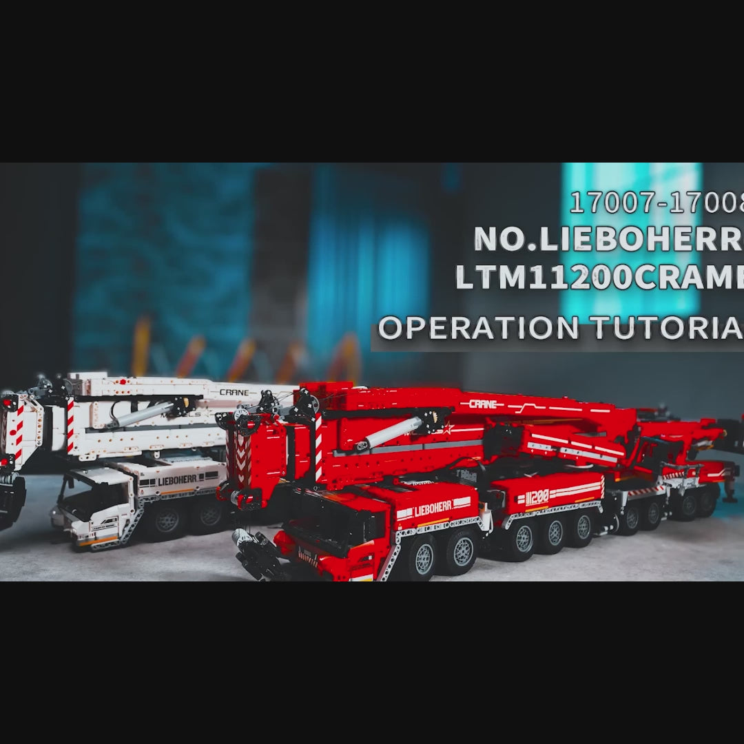 Mould King 17007 Ultimate Liebherr LTM 11200 Remote Controlled Crane Building Sets | 8,506 Pcs