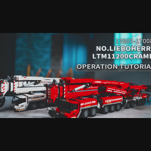 Mould King 17007 Ultimate Liebherr LTM 11200 Remote Controlled Crane Building Sets | 8,506 Pcs