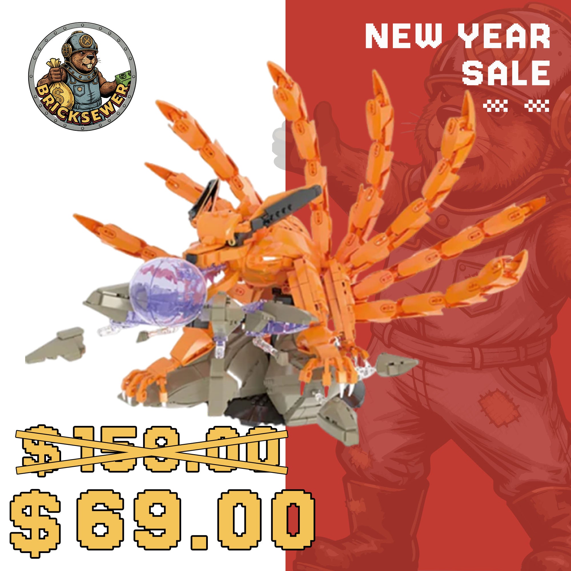 DK 5012 Naruto Bijuu Kyuubi Kurama Nine Tailed Beast Movie