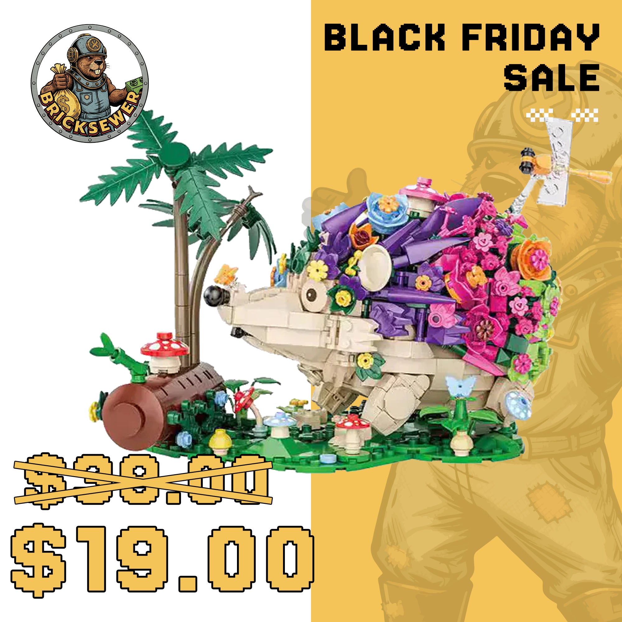 DK 6018 Hedgehogs Foraging For Food Creator Expert