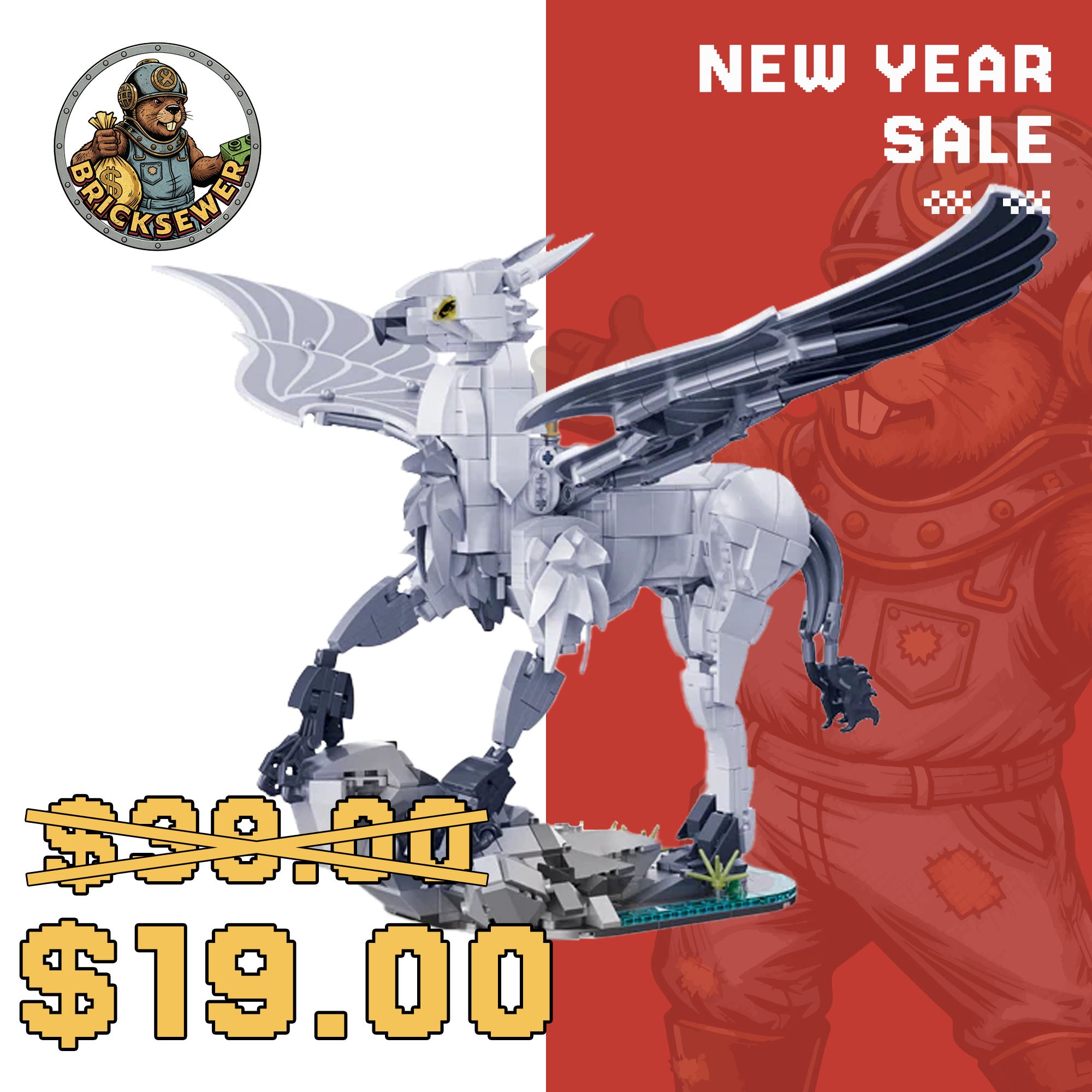 DK 7036 Hippogriff Magic Creature Creator Expert