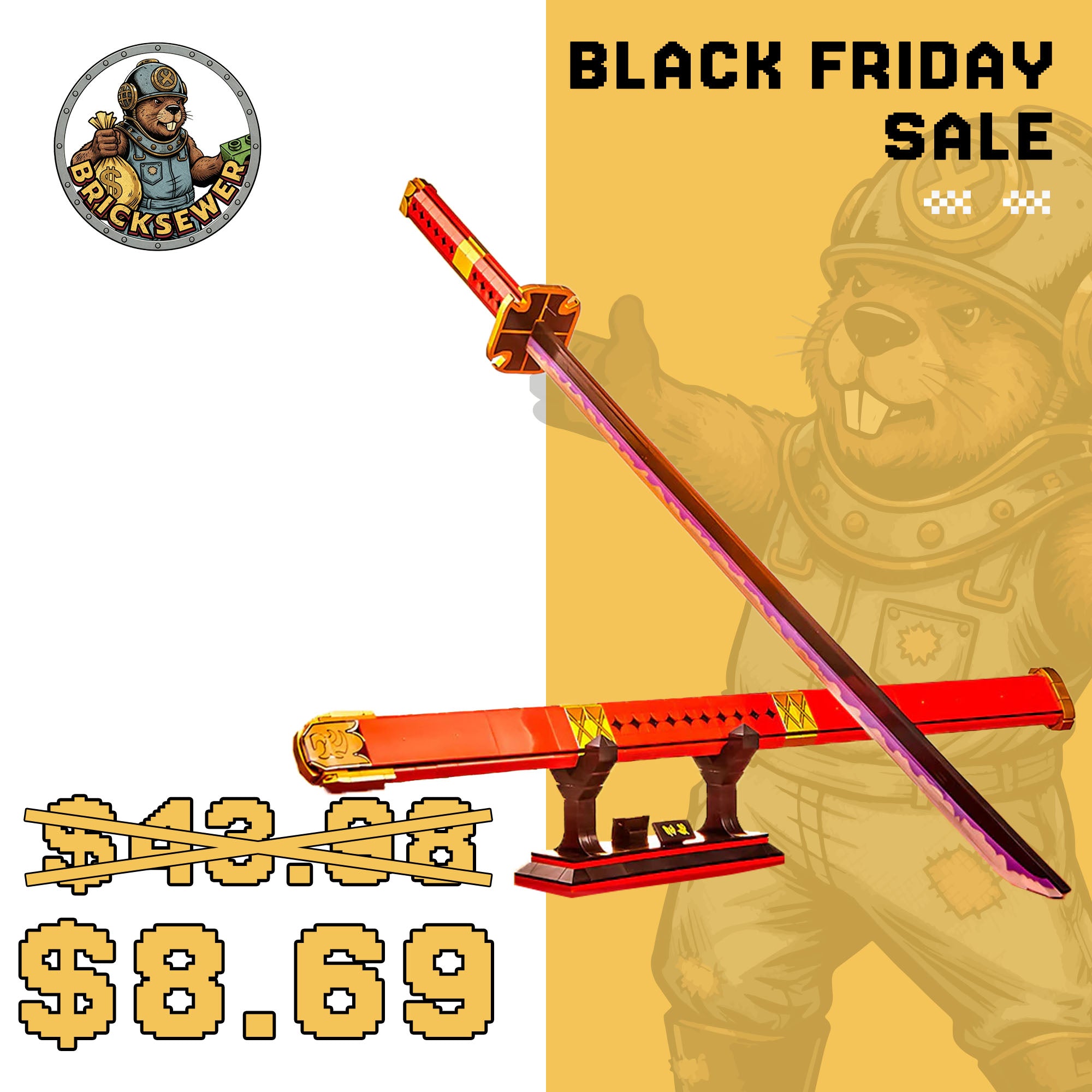 DK1508 One Piece Sword Blade Three Generations of Ghost Swords