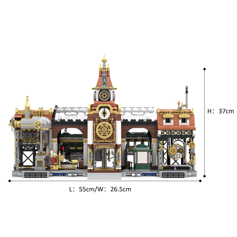 Pantasy 85007 Steampunk Train Station Creator Expert