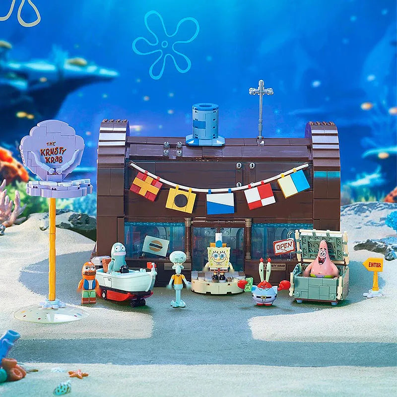 AREA-X AB0027 SpongeBob SquarePants The Krusty Krab Restaurant Movie & Game