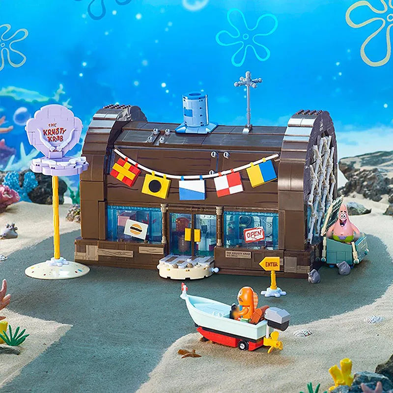 AREA-X AB0027 SpongeBob SquarePants The Krusty Krab Restaurant Movie & Game