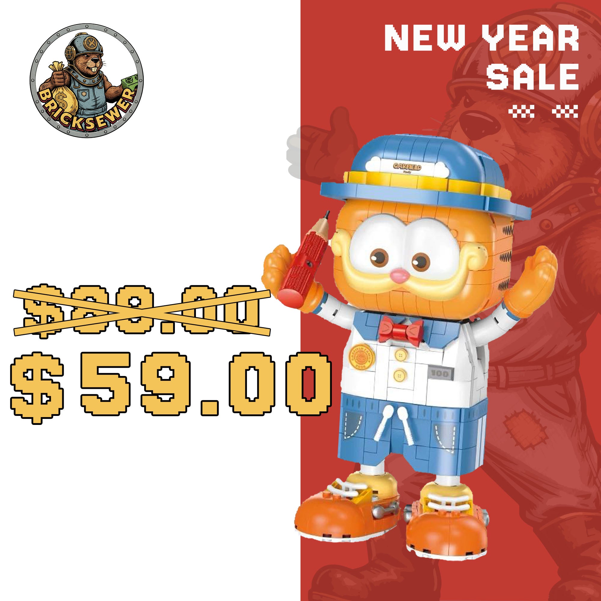 Feimibox S44053 Elementary School Garfield Movie