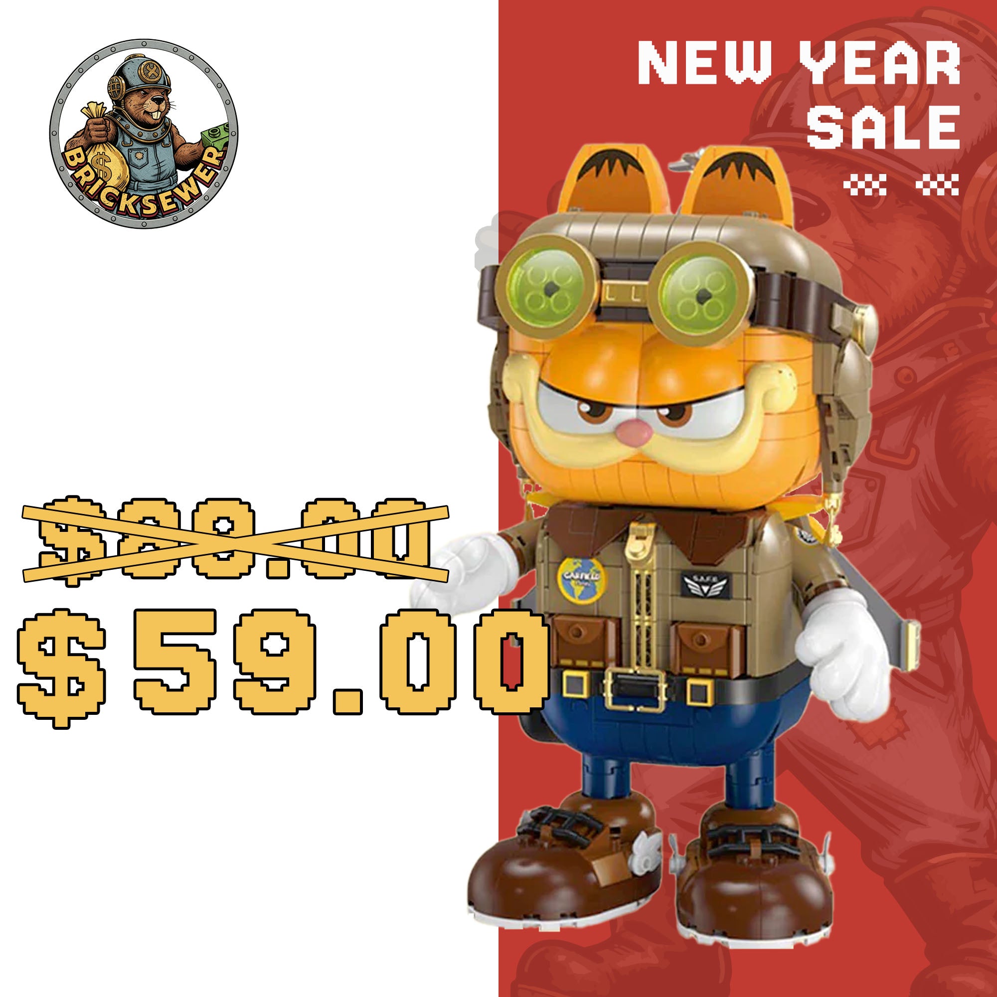 Feimibox S44054 Pilot Garfield Movie