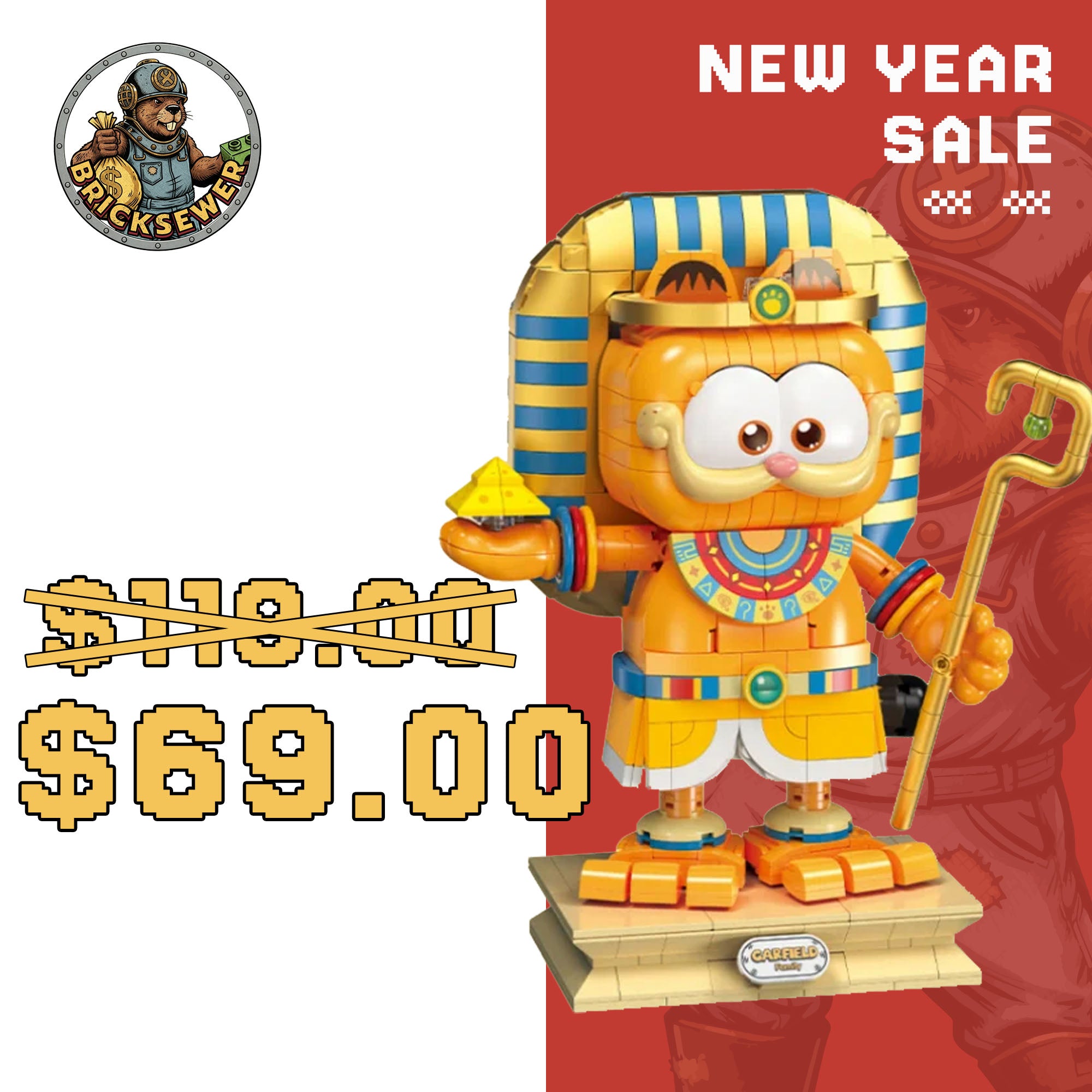 Feimibox S44089 Garfield Pharaoh Movie