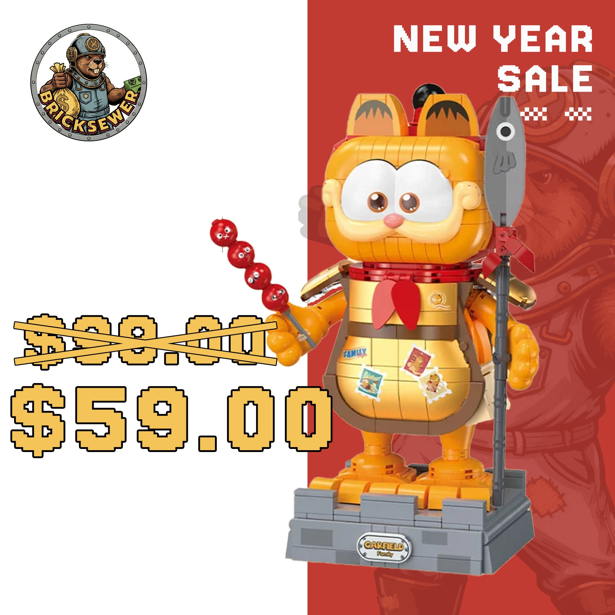 Feimibox S44090 Garfield Terracotta Army Movie