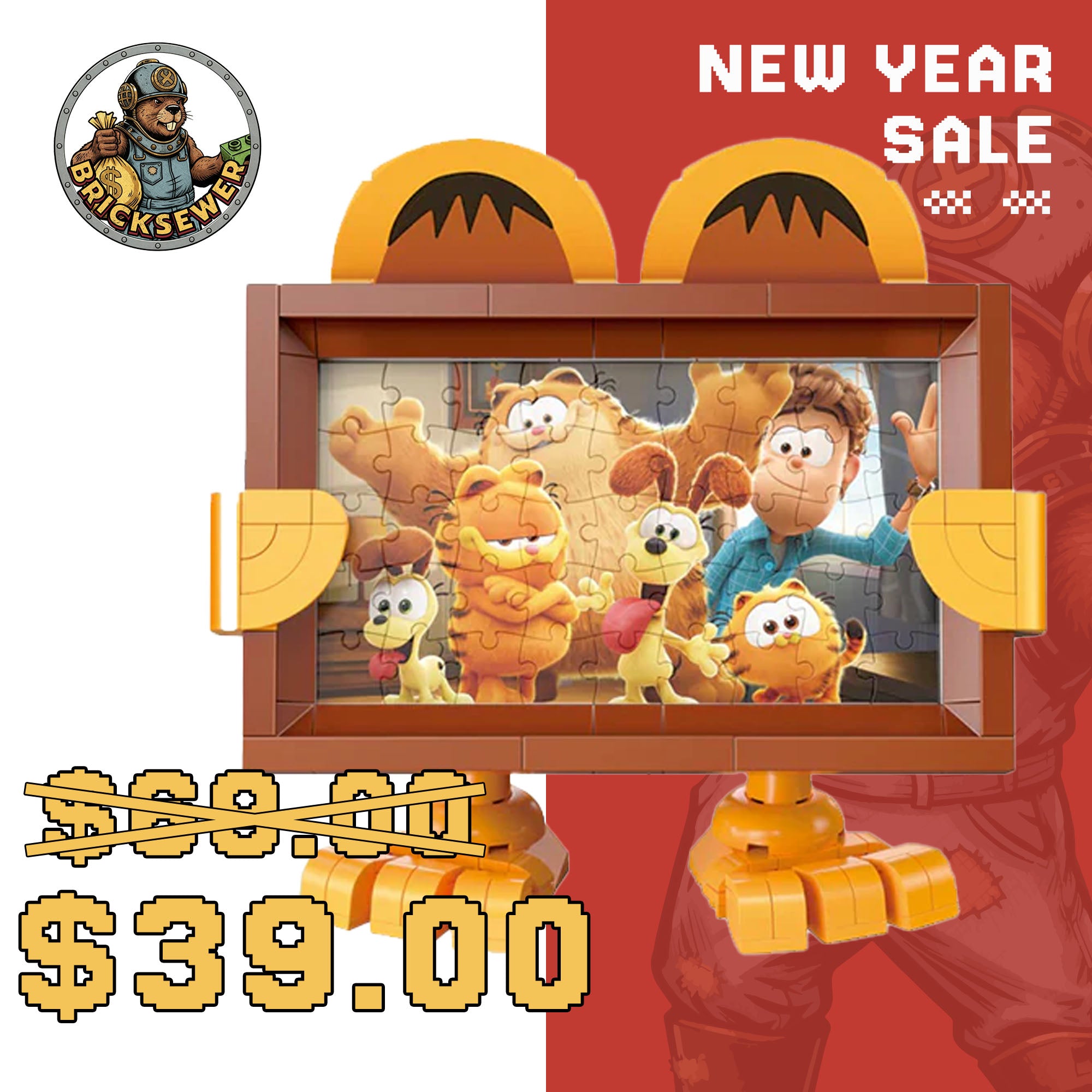 Feimibox S44062 Garfield Family Photo Frame Movie