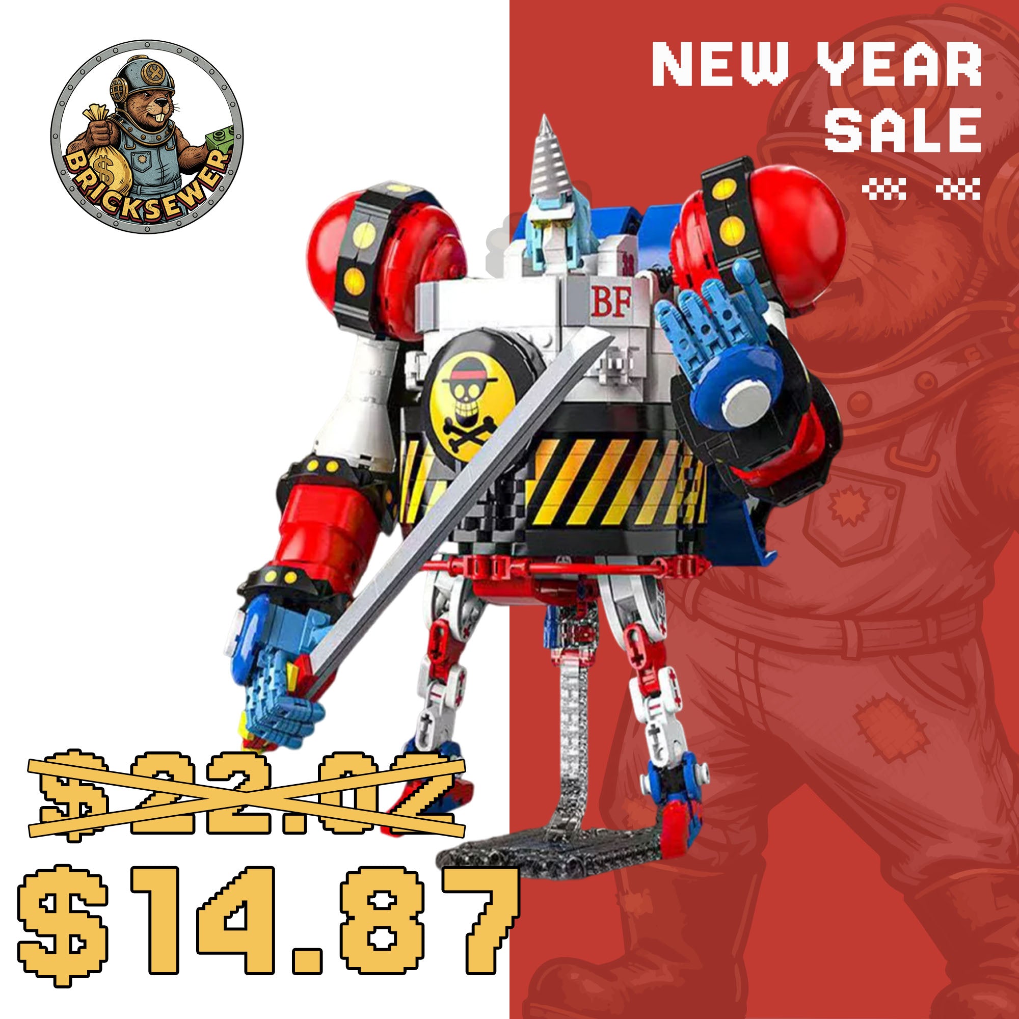 JIQi JQ1105 General Franky ONE PIECE Movie