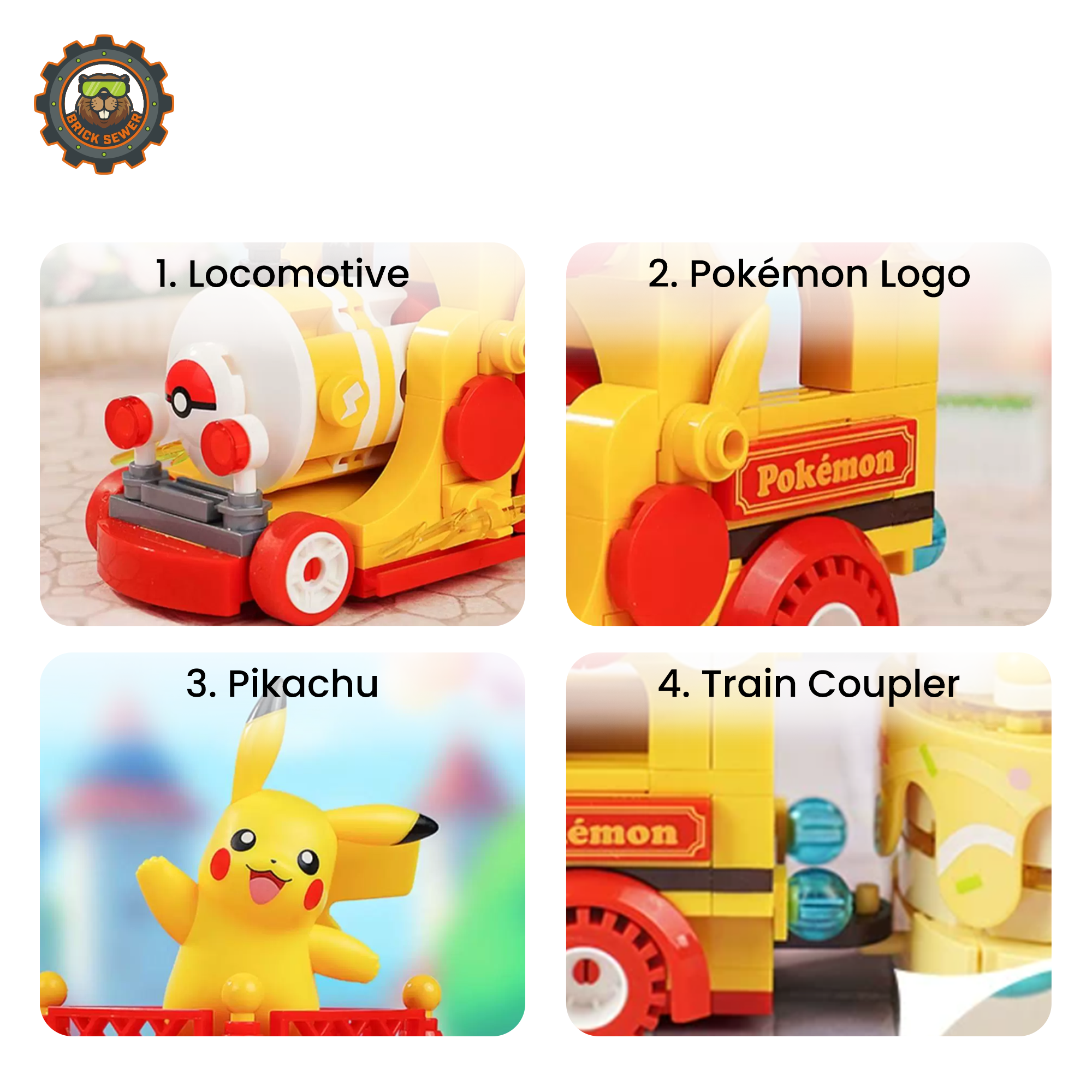 Keeppley Pokémon Pikachu Parade Car Block Set