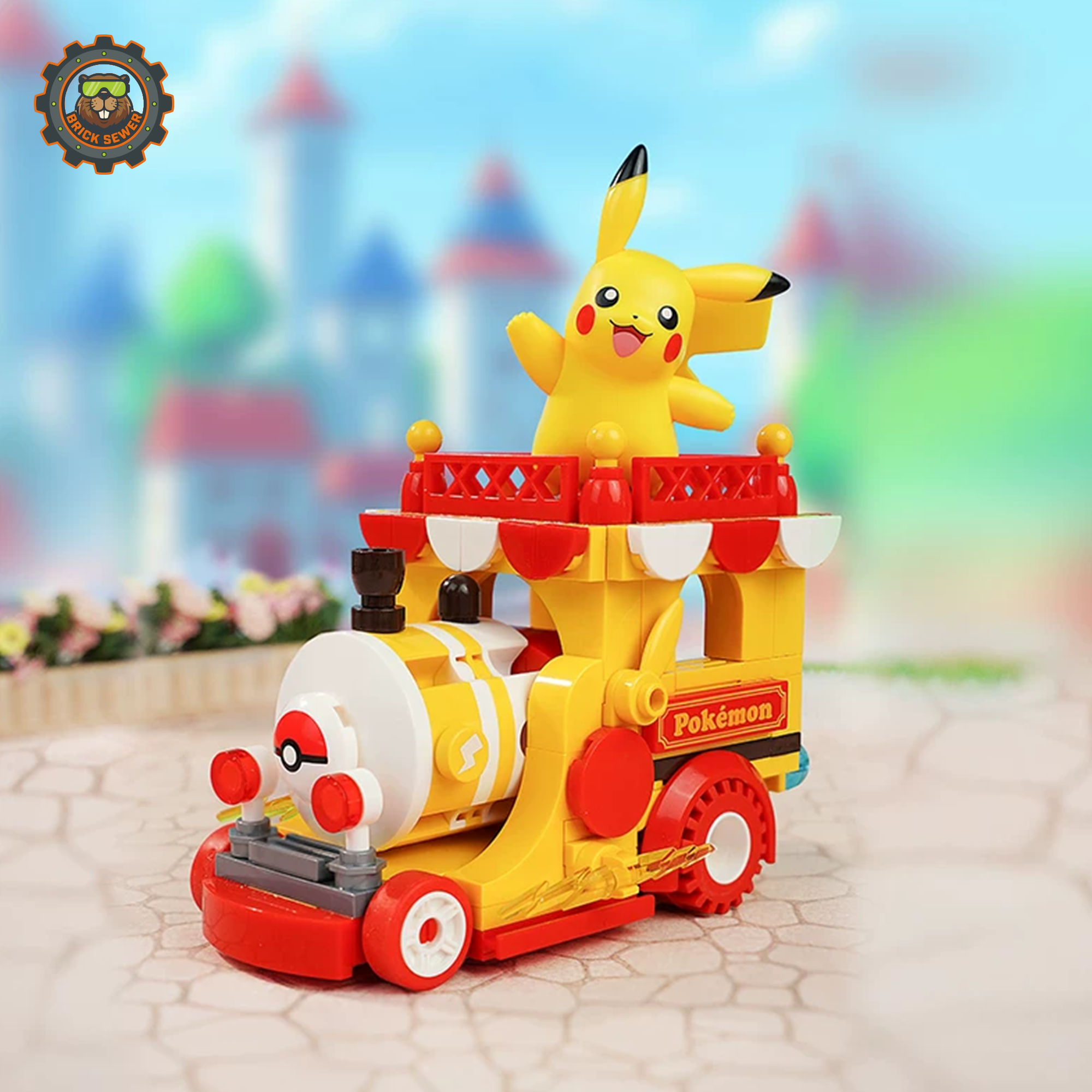 Keeppley Pokémon Pikachu Parade Car Block Set