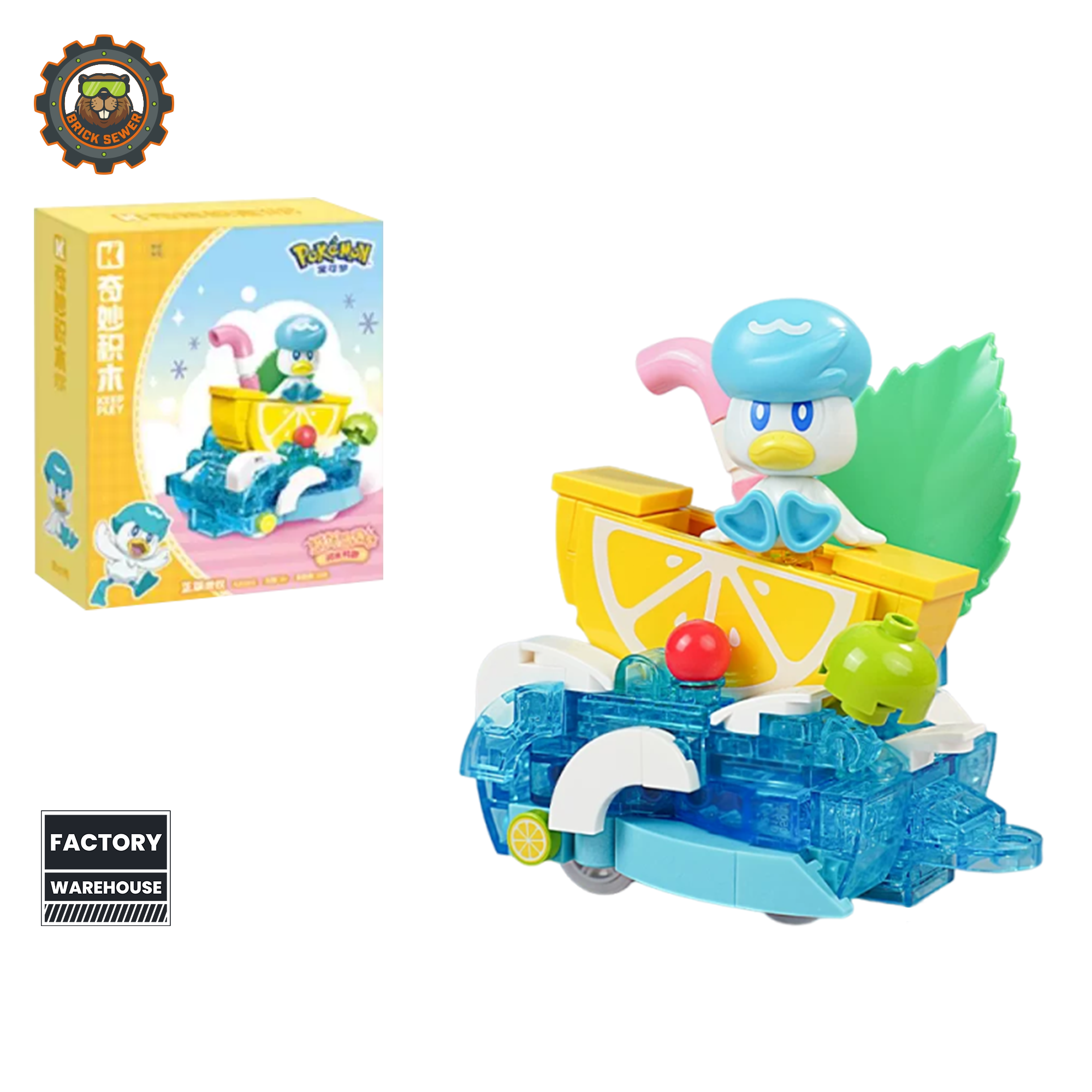 Keeppley Pokémon Quaxly Summer Float Block Set