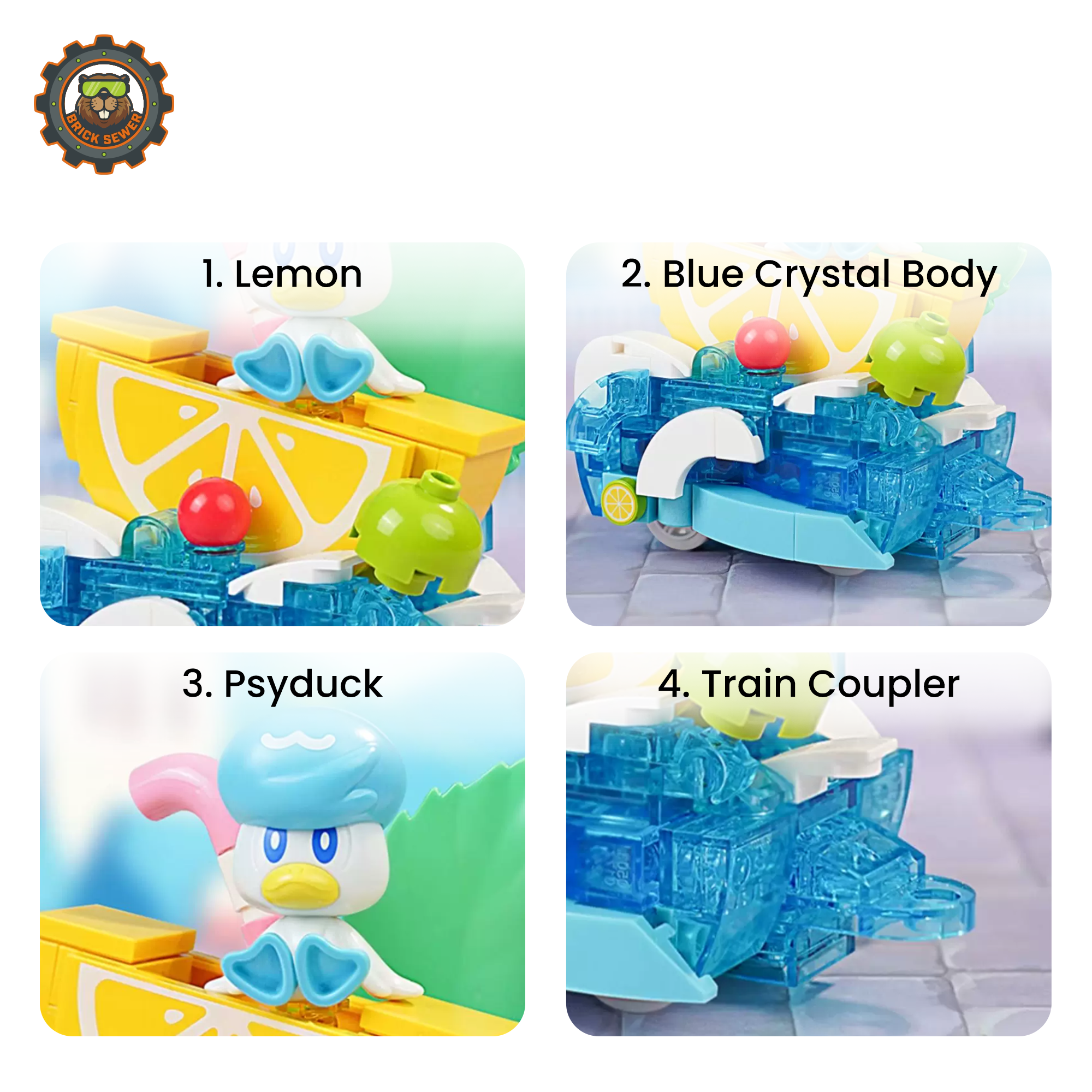 Keeppley Pokémon Quaxly Summer Float Block Set