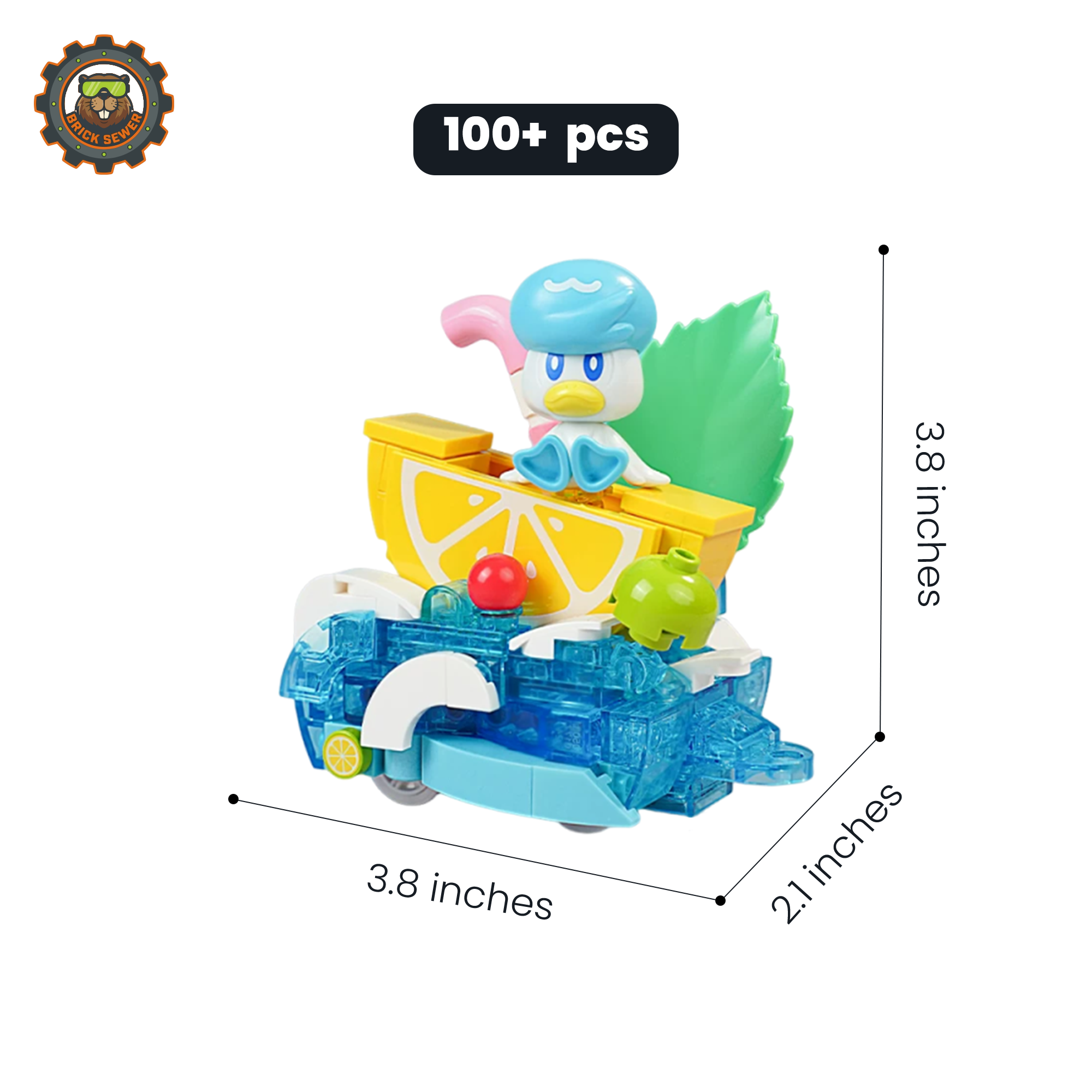 Keeppley Pokémon Quaxly Summer Float Block Set