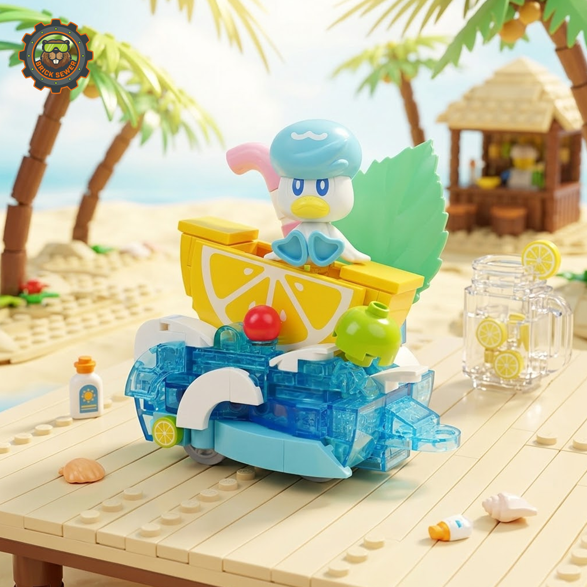 Keeppley Pokémon Quaxly Summer Float Block Set