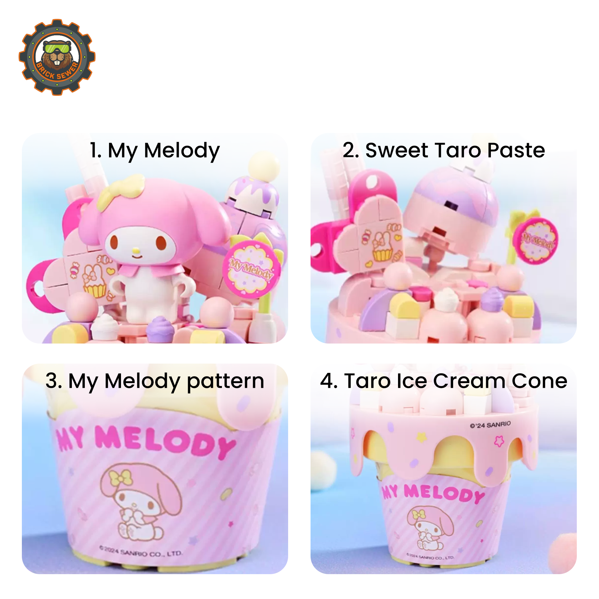 Keeppley K20842 My Melody Sweet Cone Building Block Set