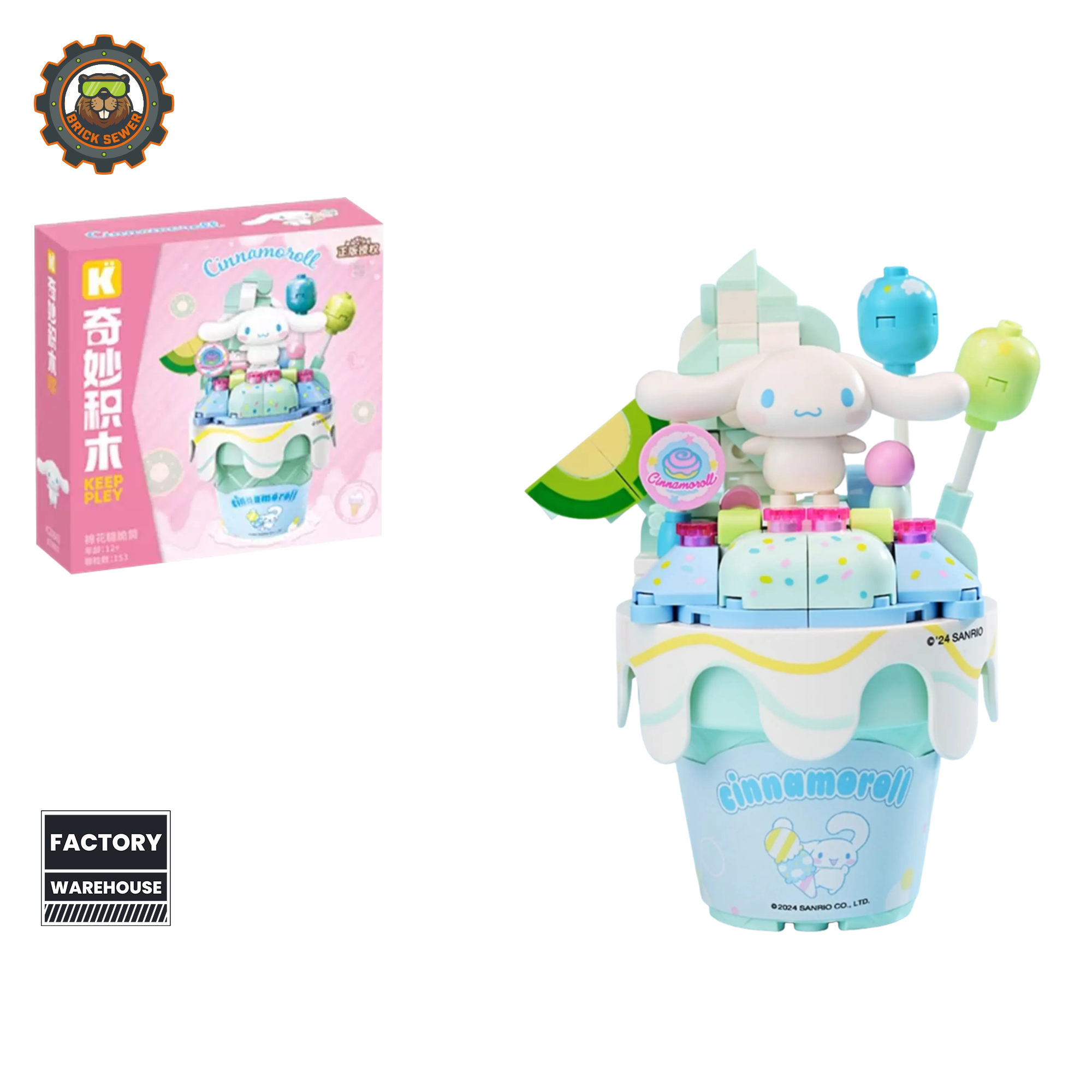 Keeppley K20843 Cinnamoroll Cotton Candy Block Set