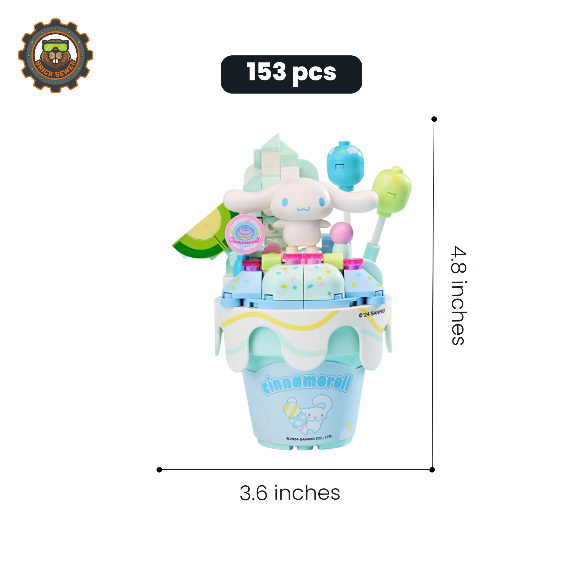 Keeppley K20843 Cinnamoroll Cotton Candy Block Set