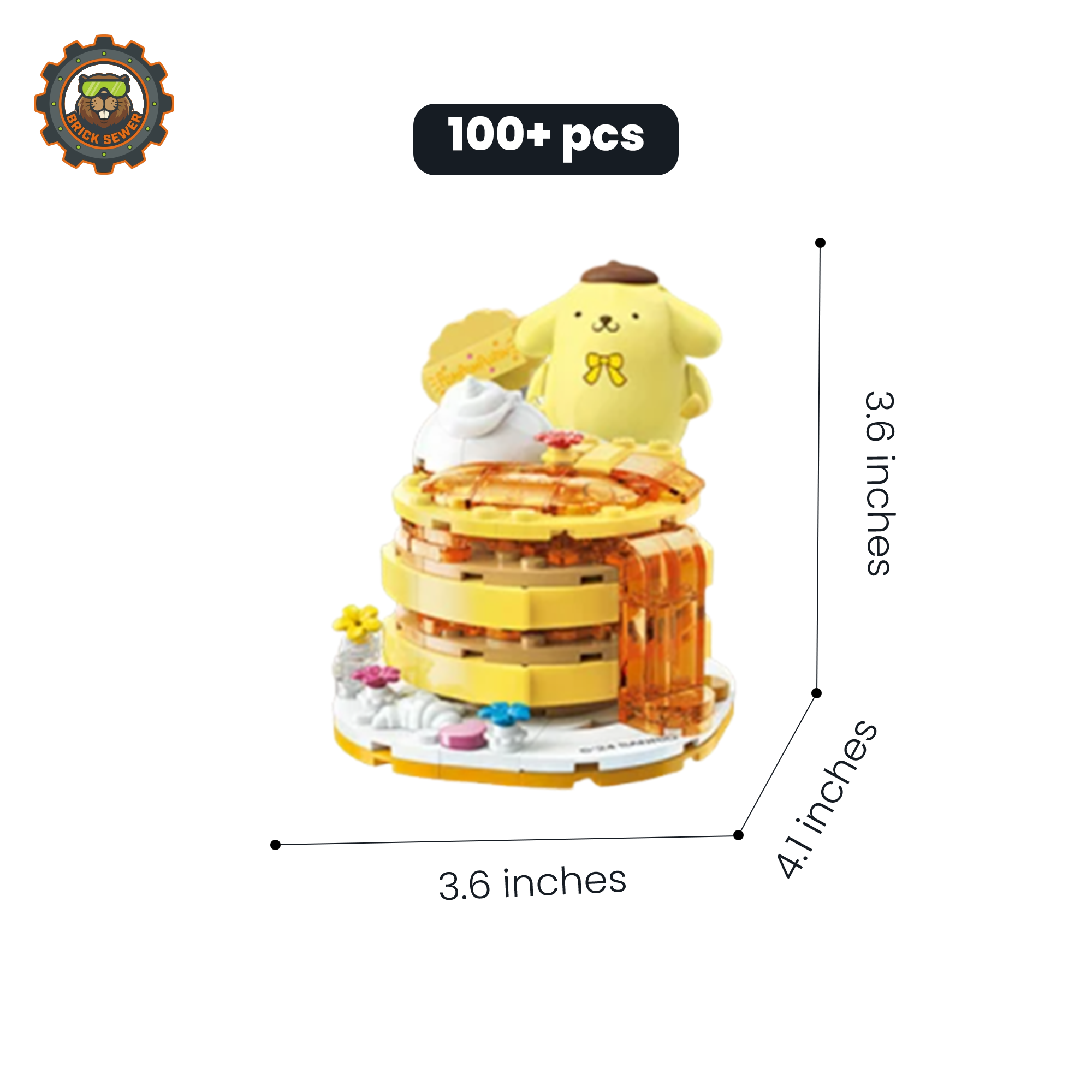 Keeppley K20862 – Pompompurin Banana Pancake Building Set