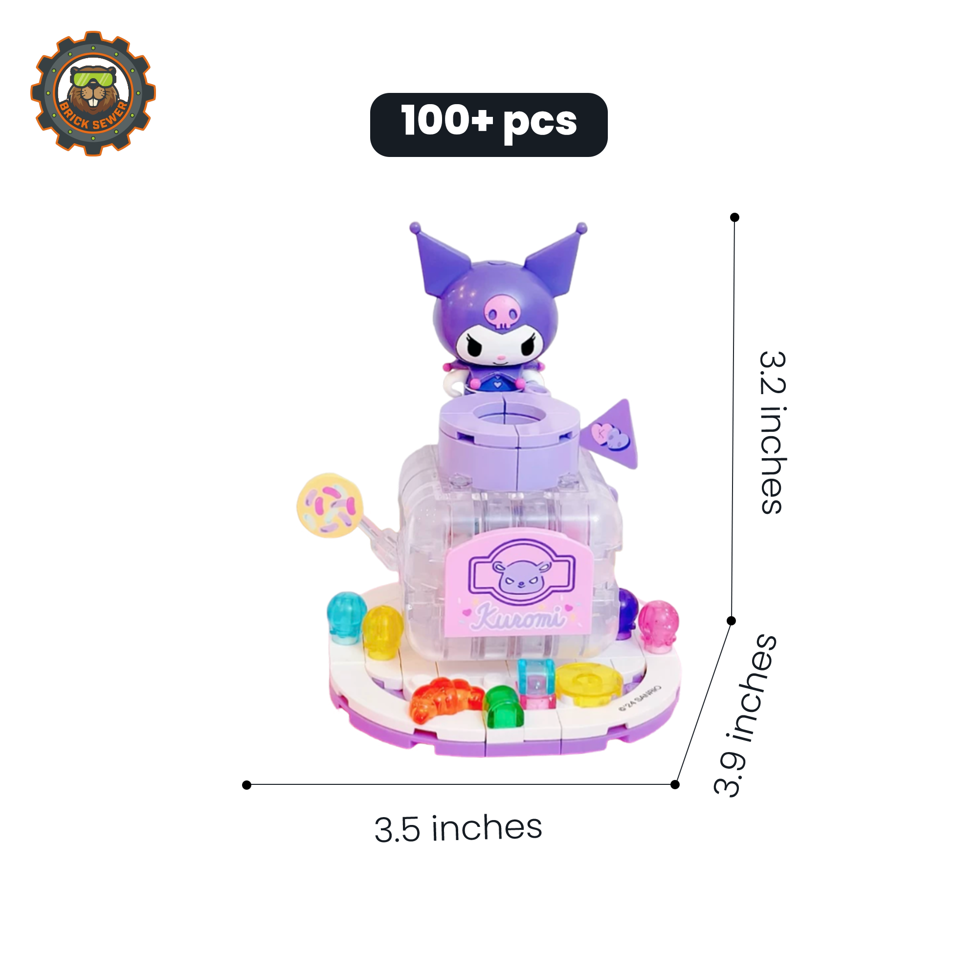 Keeppley K20863 – Kuromi Candy Jar Building Set