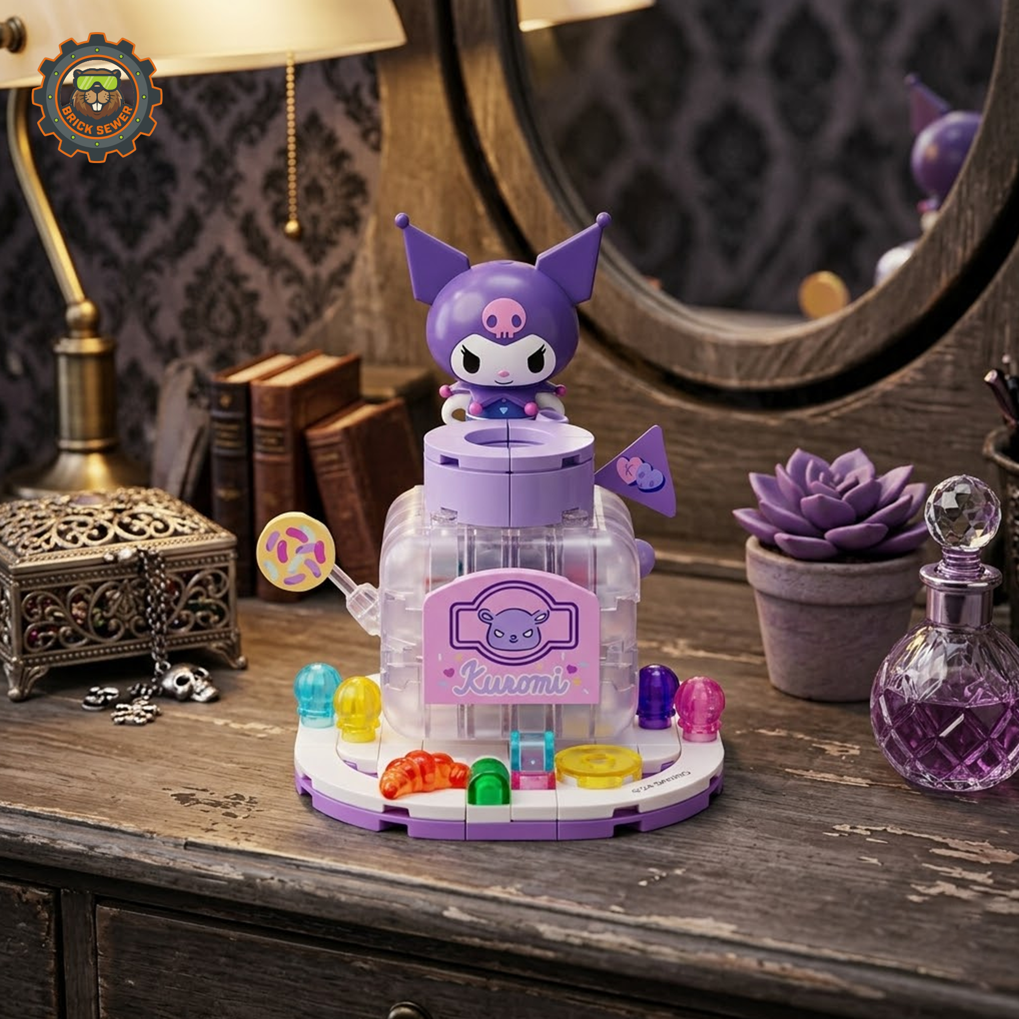 Keeppley K20863 – Kuromi Candy Jar Building Set