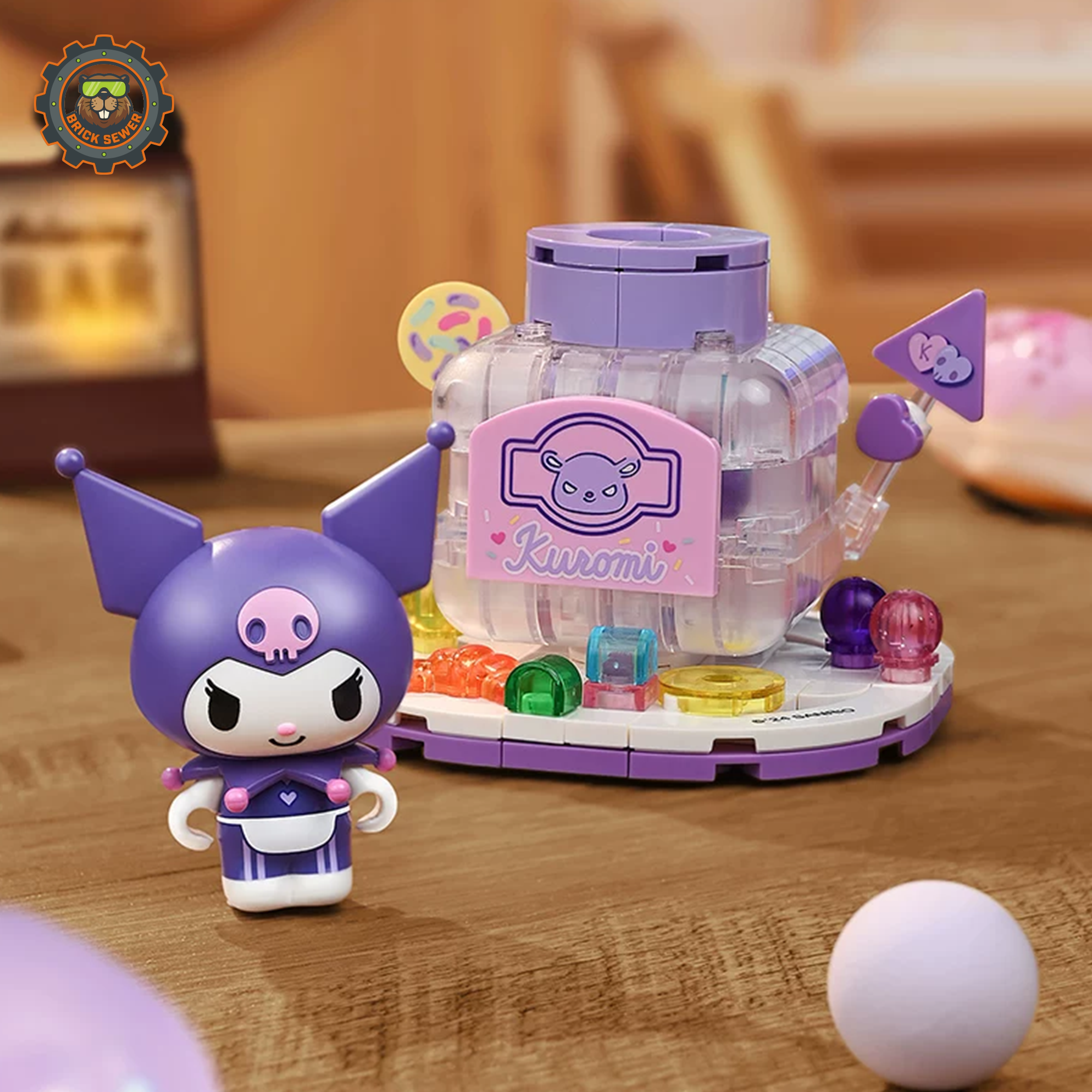 Keeppley K20863 – Kuromi Candy Jar Building Set