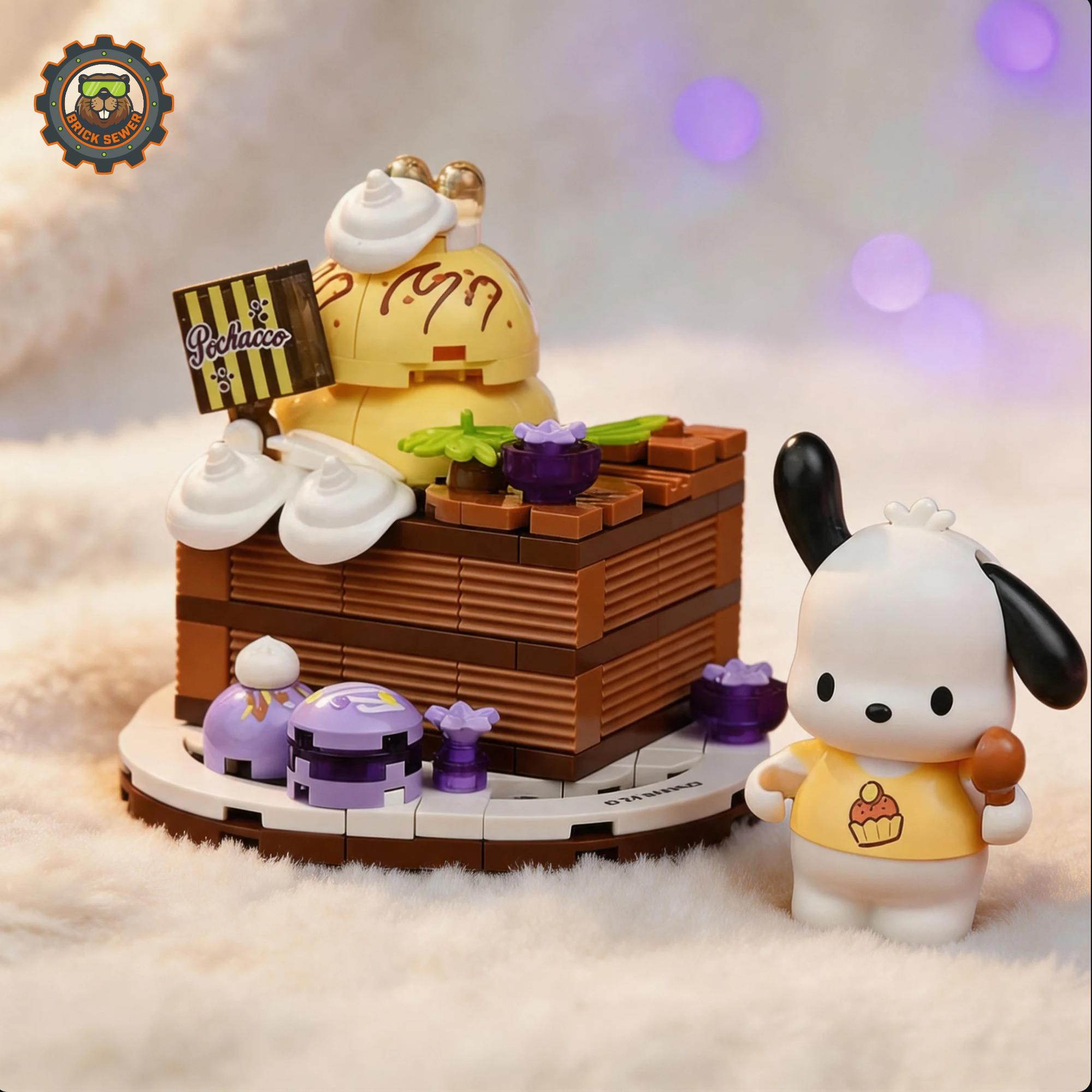 Keeppley K20864 – Pochacco Chocolate Cake Building Set
