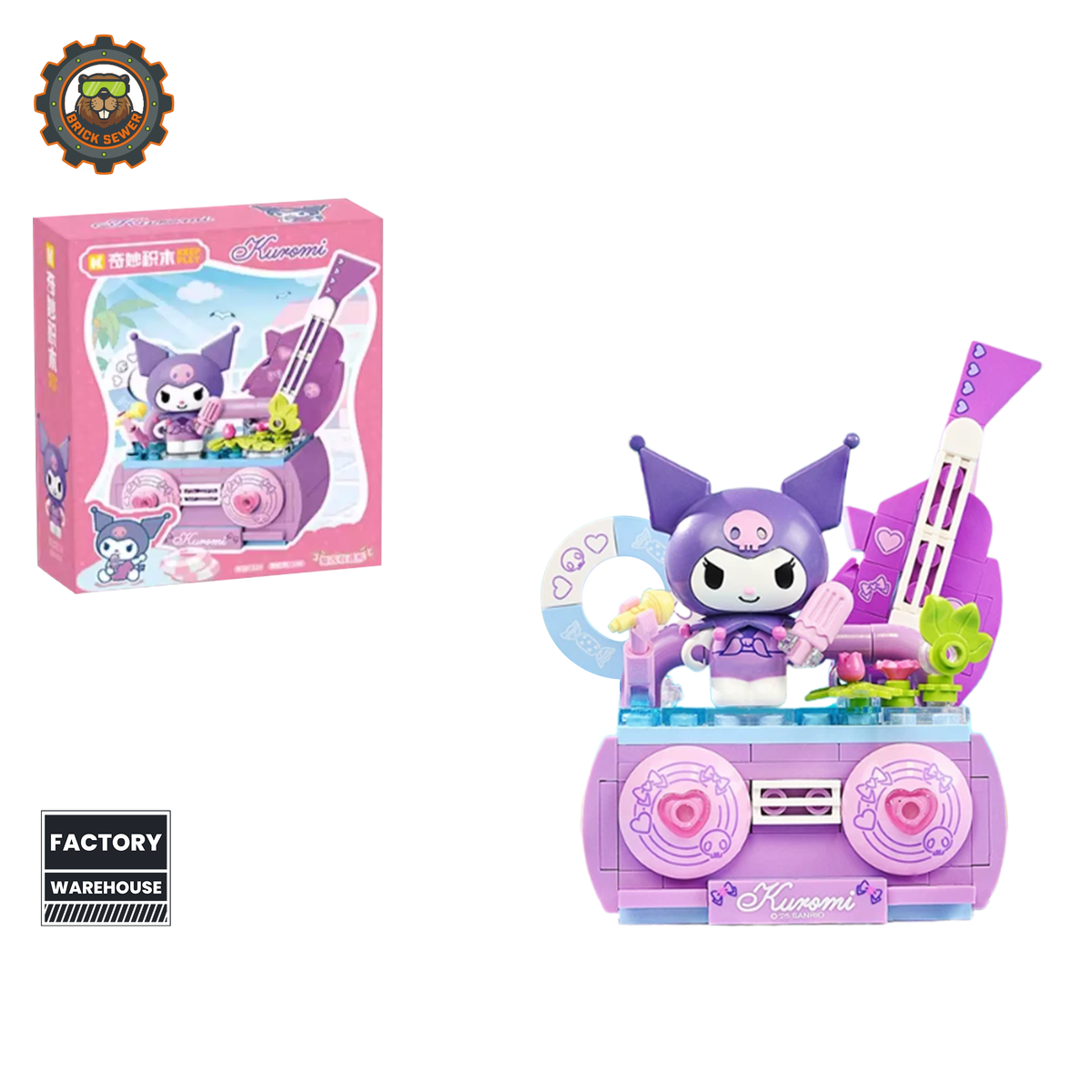 Keeppley Kuromi Retro Radio K20874