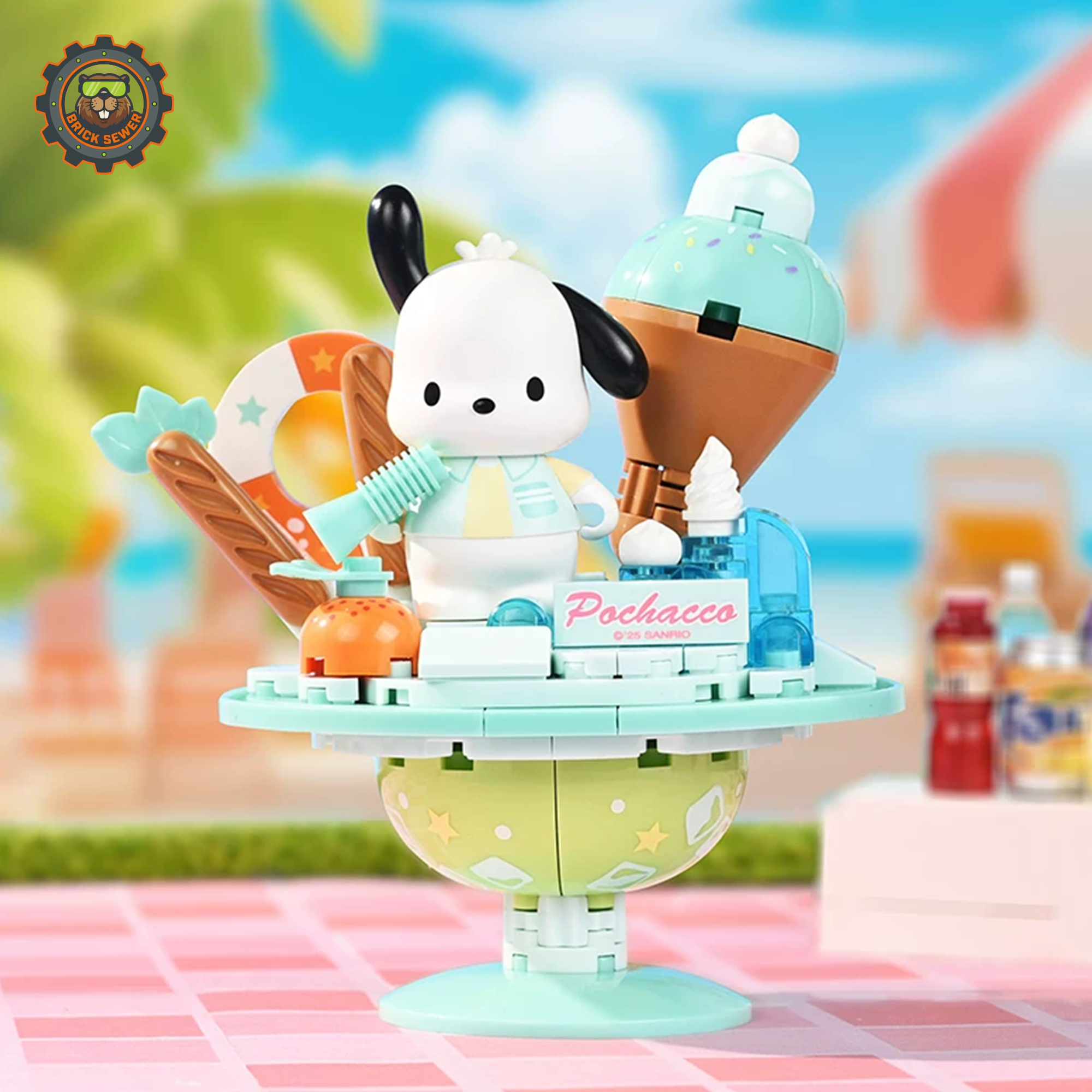 Keeppley K20875 – Mint Pochacco Cup Building Set