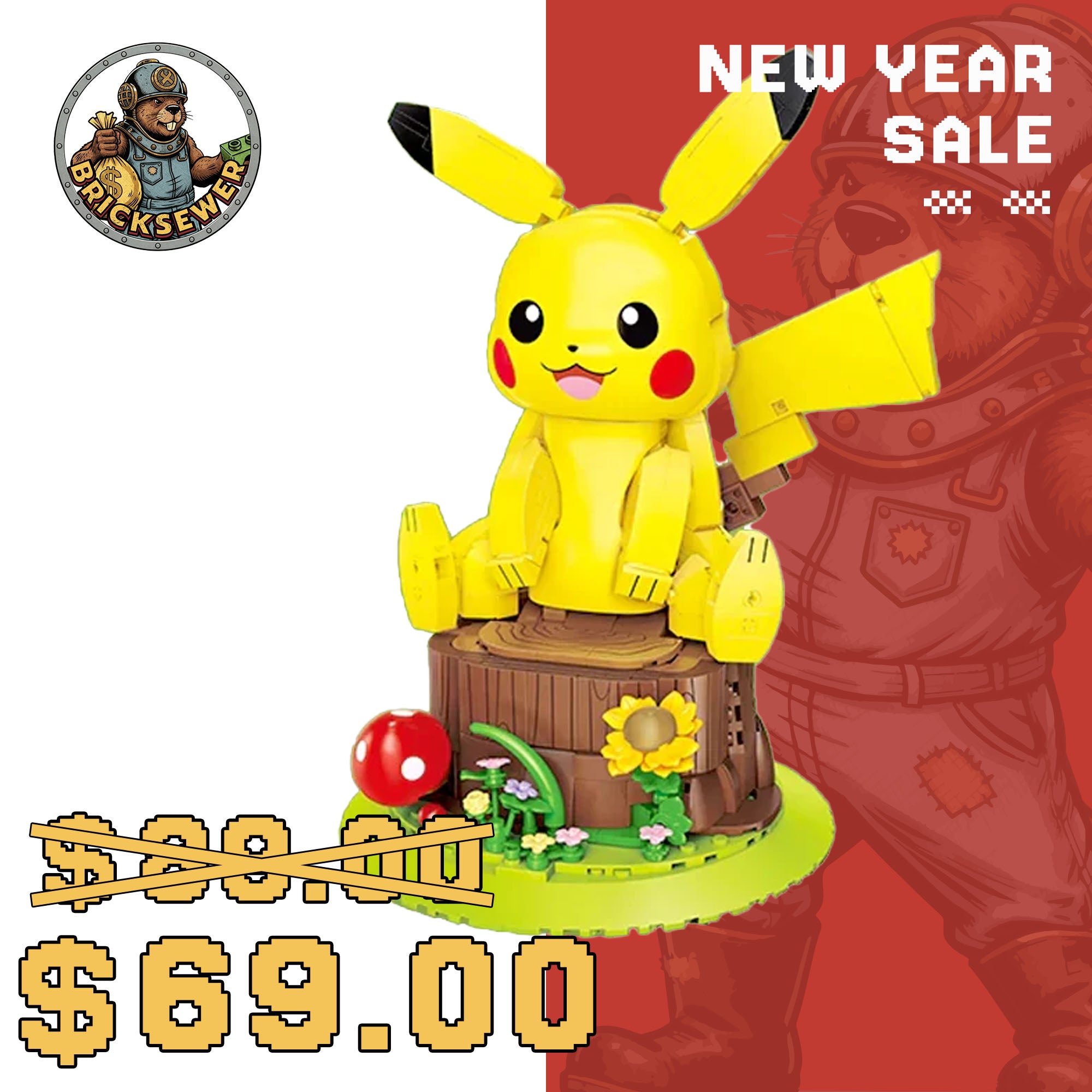 Keeppley K20236 Pokemon Pikachu Movie