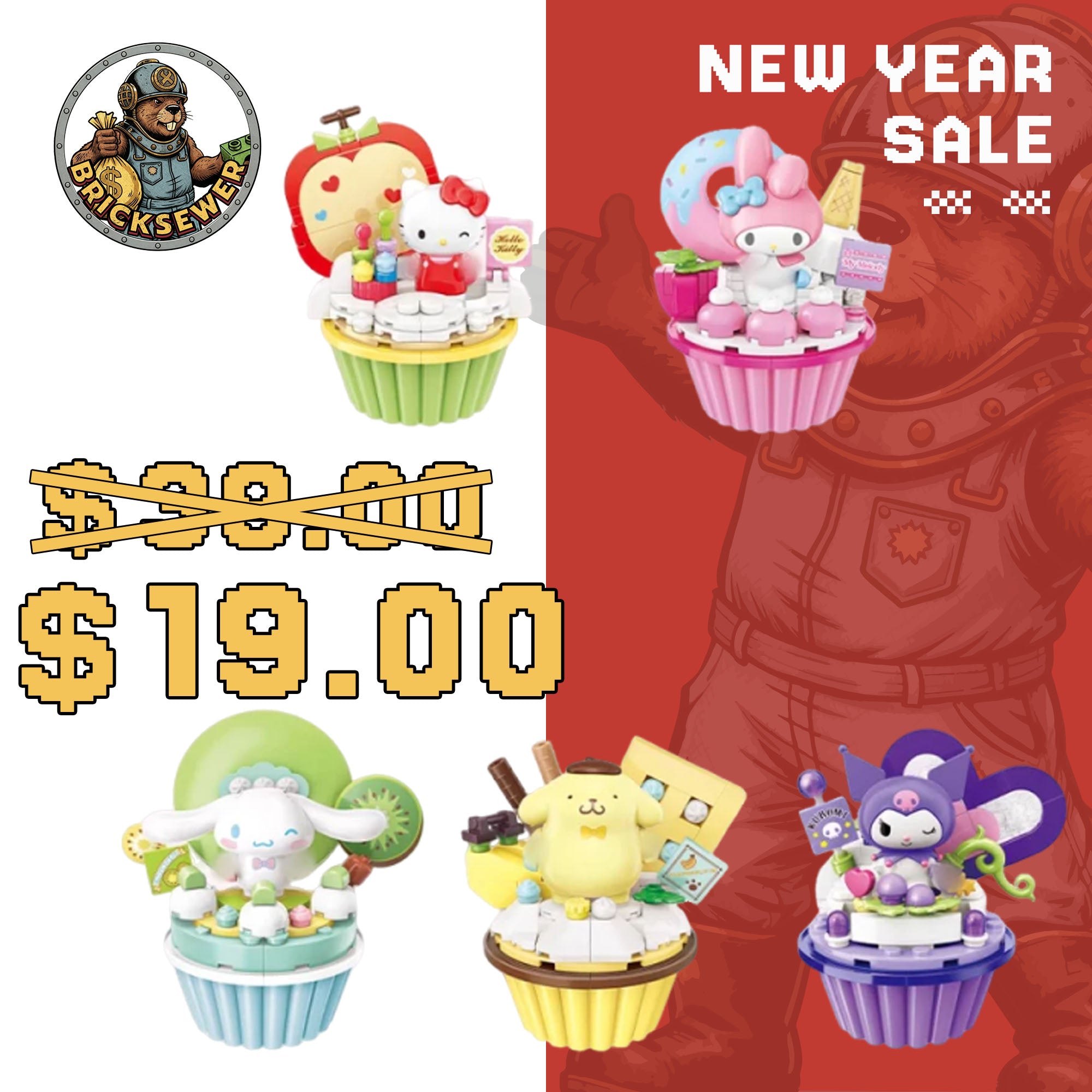 Keeppley Sanrio Cake Cup Movie & Game