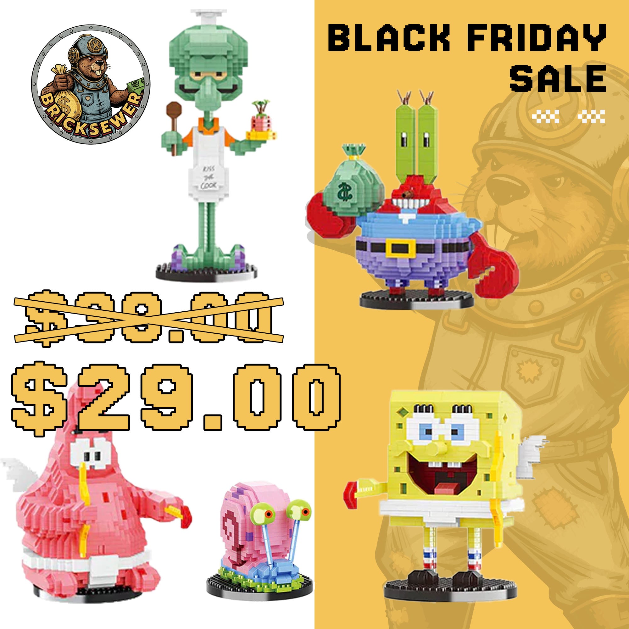 [Mini Micro Bricks] Balody SpongeBob SquarePants Movie