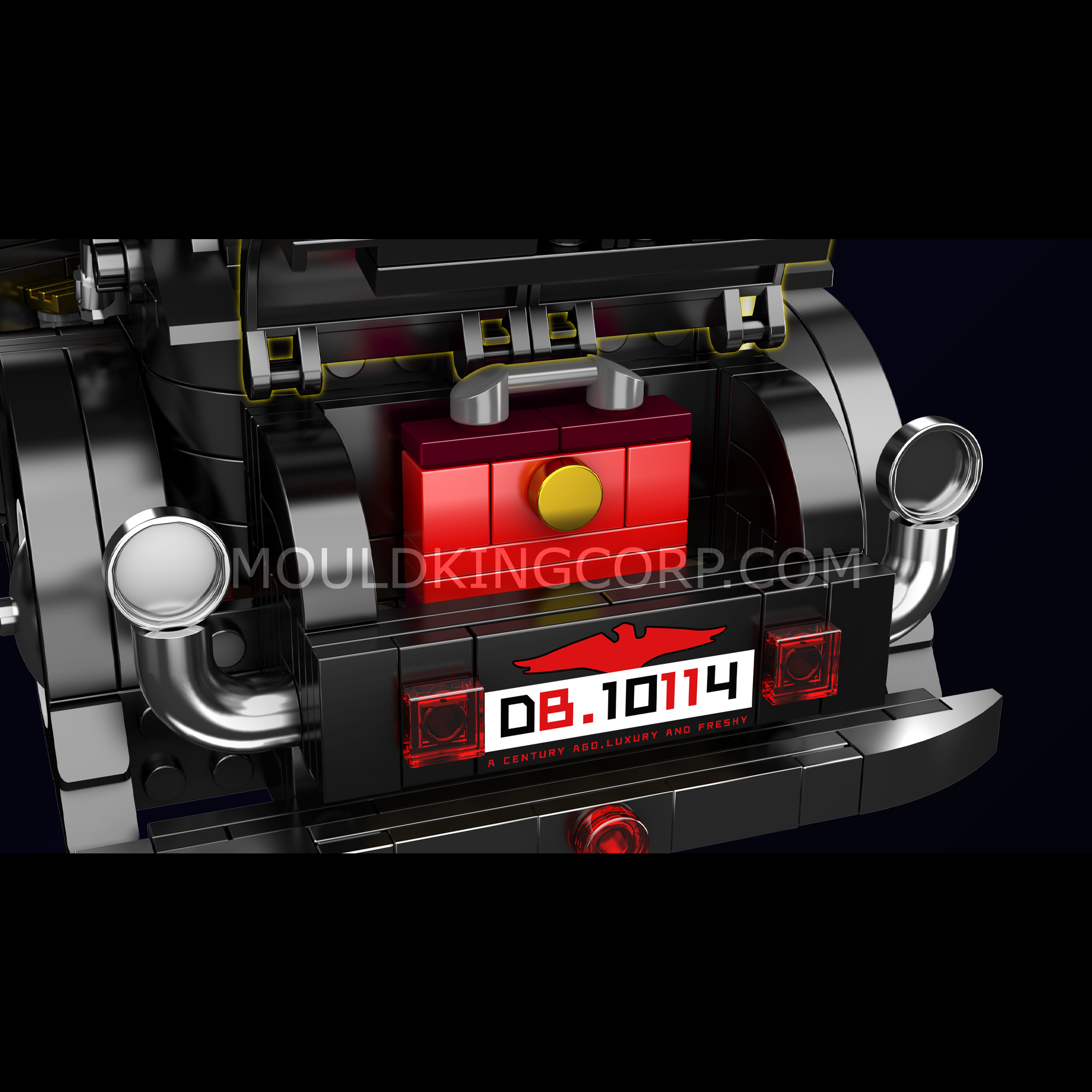 Mould King 10114 Vintage Convertible Car Model Building Set | 1,308 Pcs