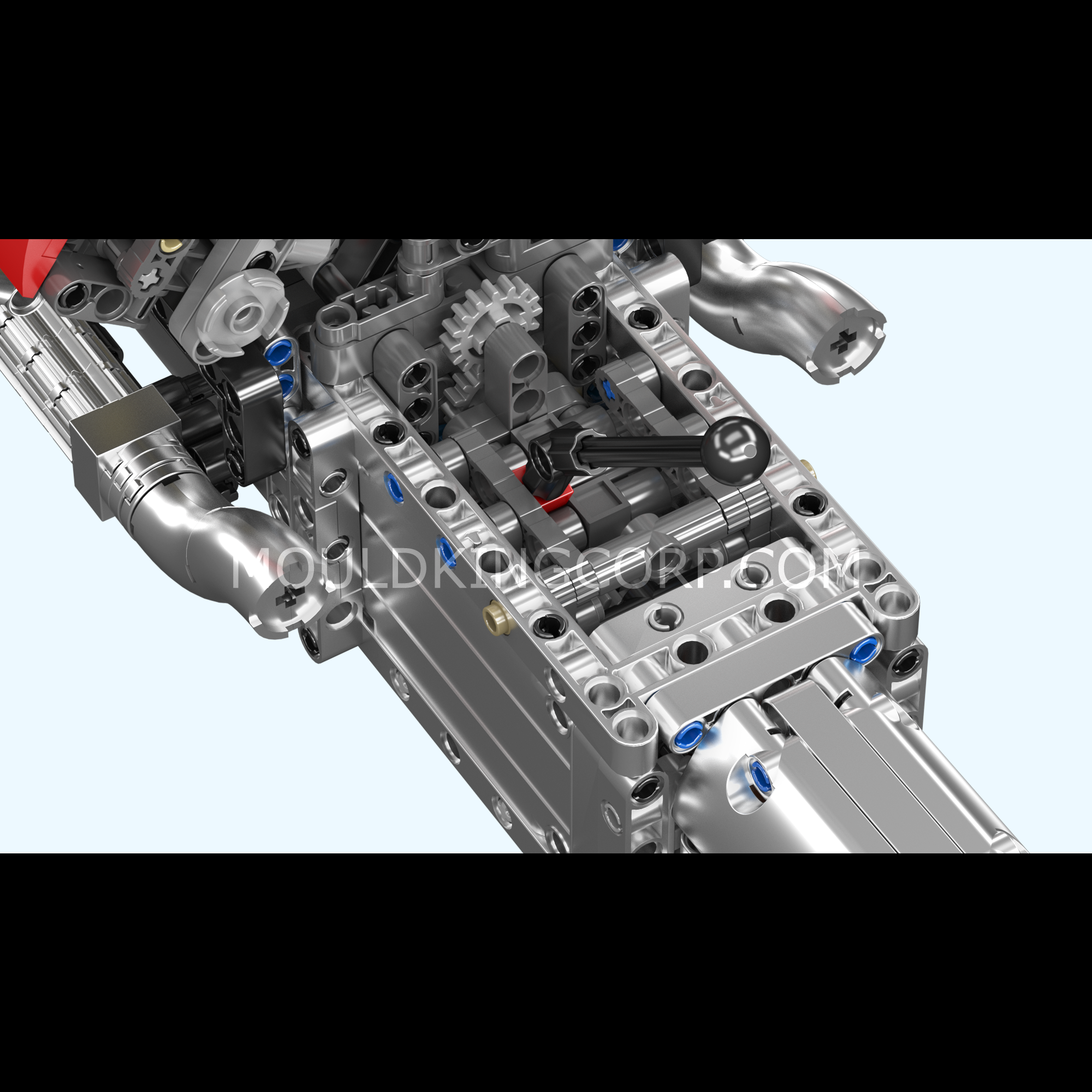 Mould King 10203 M Power V8 Engine & Gearbox Building Set | 1,169 Pcs