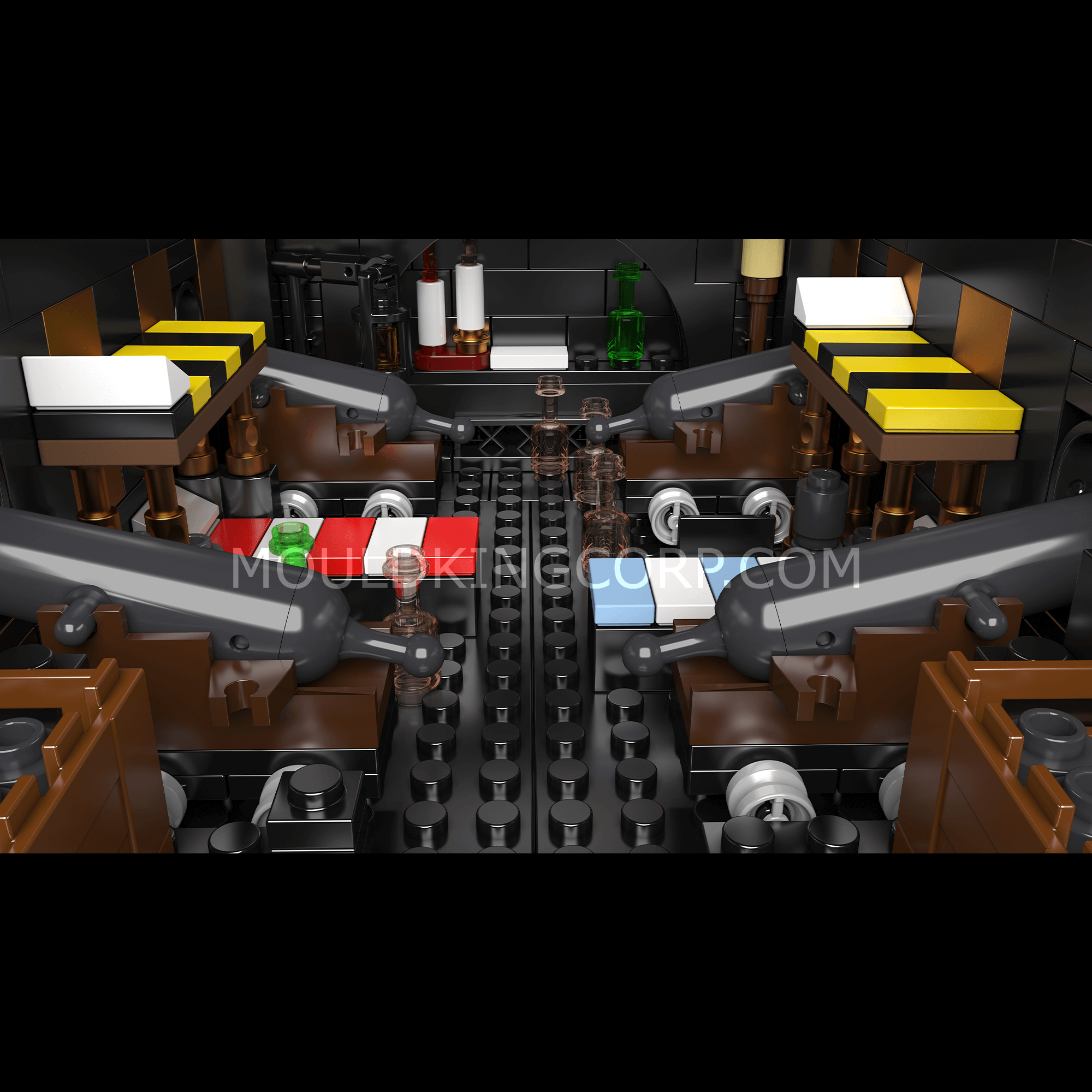 MOULD KING 13186 Black Pirate Ship Building Model Set | 4,794 PCS