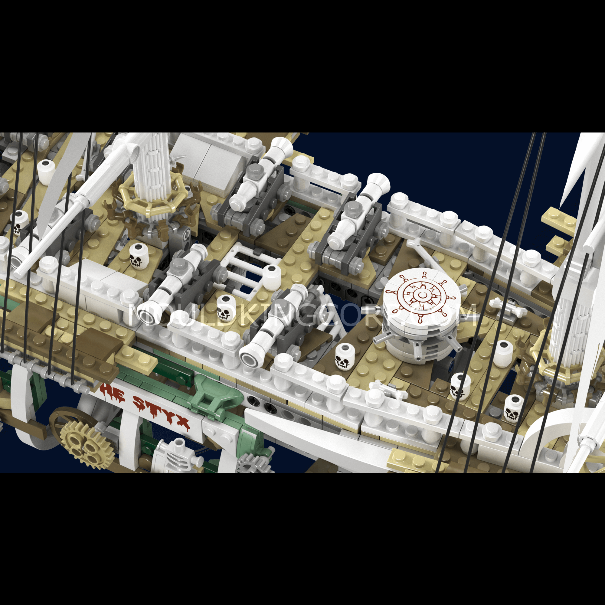 Mould King 13193 Styx Pirate Ship Building Model Set | 3,769 Pcs