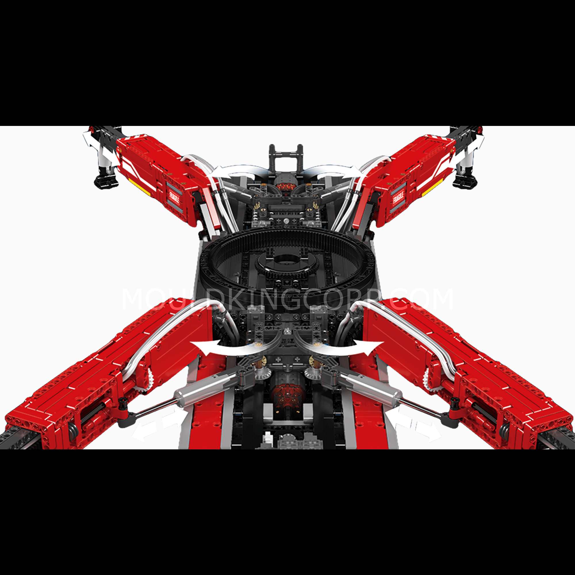 Mould King 17007 Ultimate Liebherr LTM 11200 Remote Controlled Crane Building Sets | 8,506 Pcs