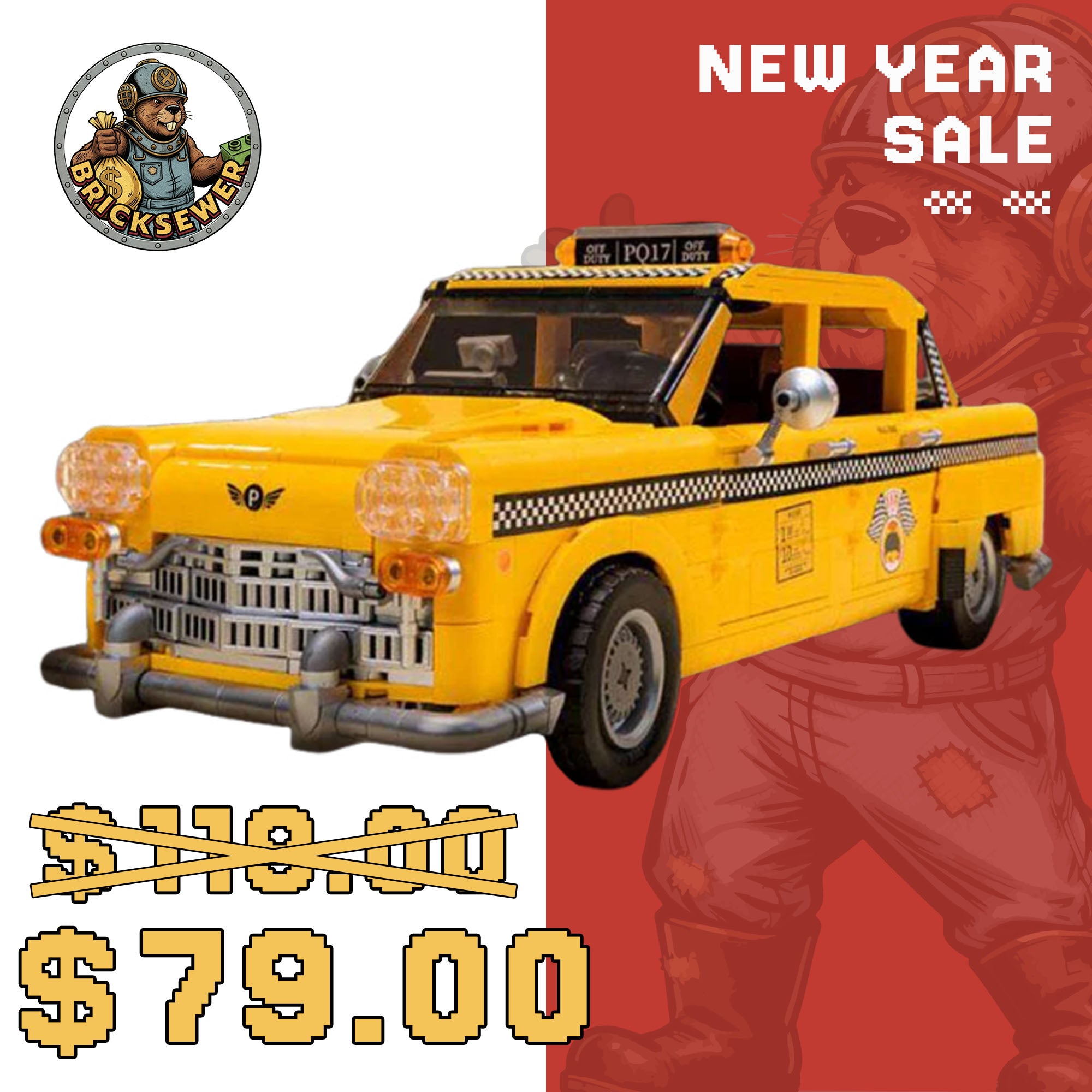 Pantasy 85017 New York Taxi Creator Expert