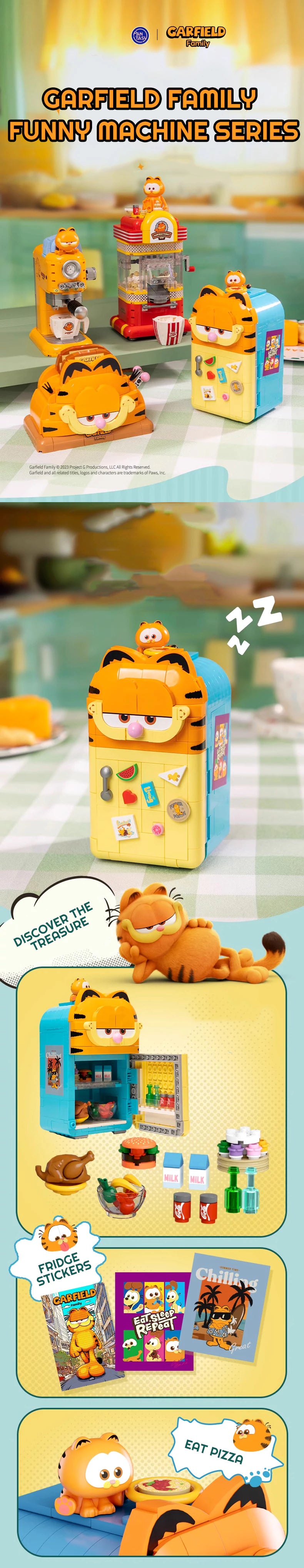 Pantasy Garfield Family Fun Machine Series Movie