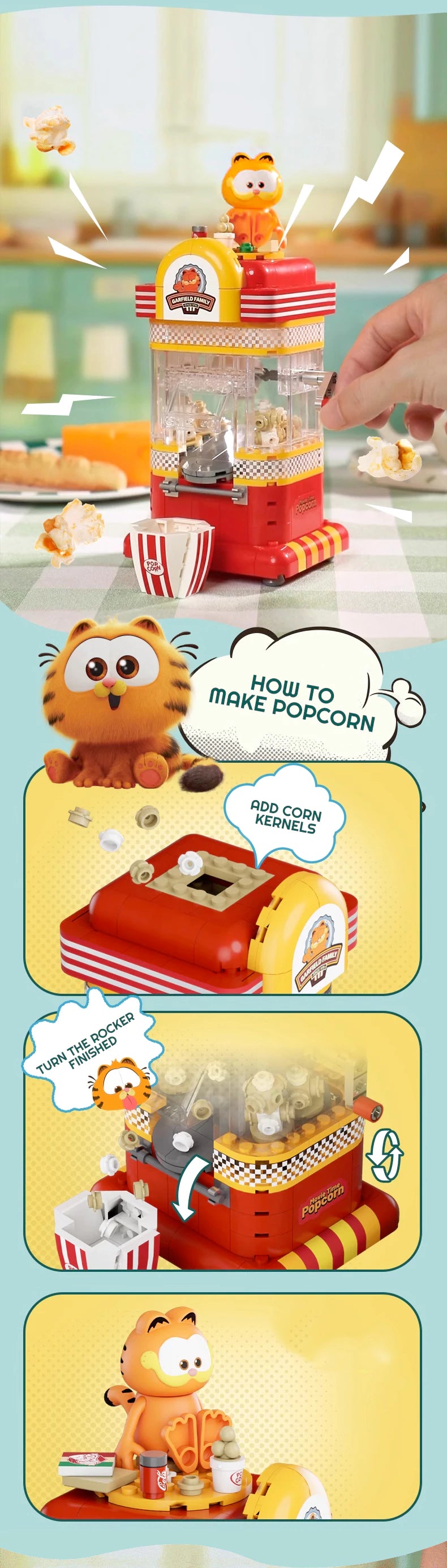 Pantasy Garfield Family Fun Machine Series Movie