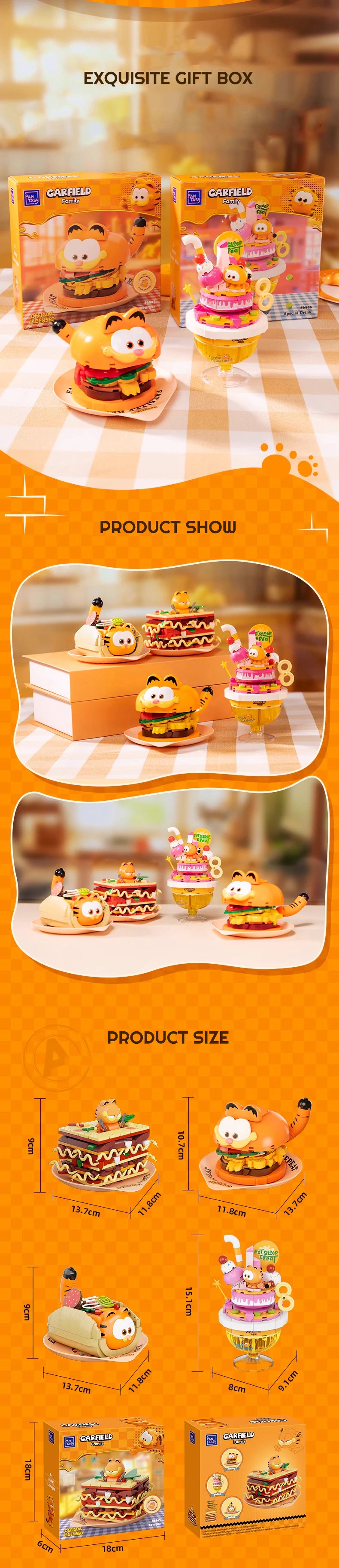 Pantasy Garfield Food Series Movie