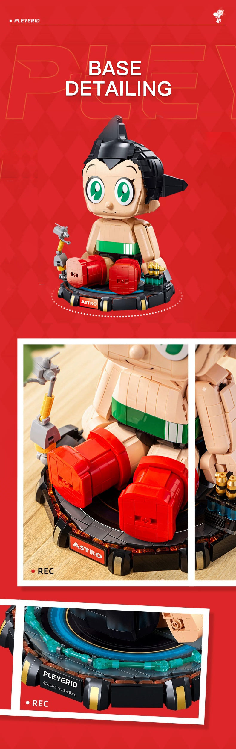 Pleyerid M38-P8009 Movie & Game ASTRO BOY prototype Building Blocks Bricks