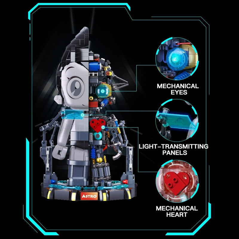 Pleyerid M38-P8010 Movie & Game Iron Arm Astro Boy's Little Hero of Earth Building Blocks