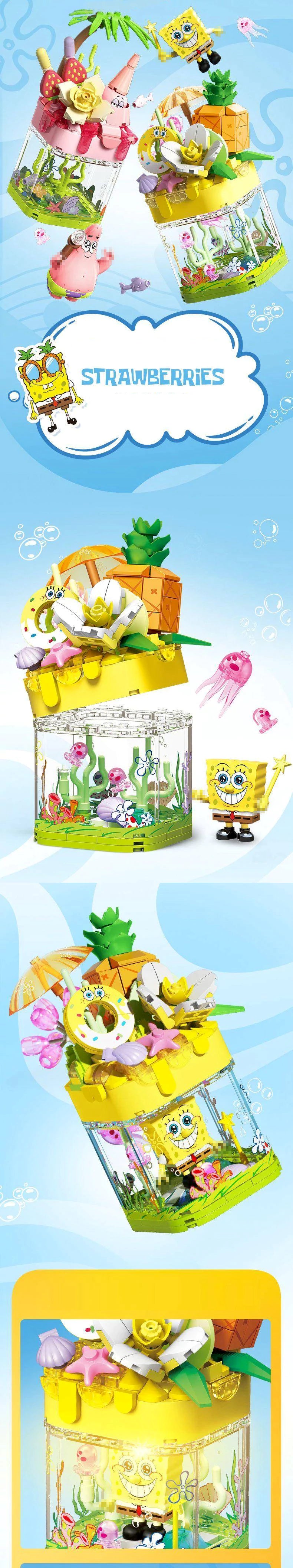 SEMBO SpongeBob SquarePants Sand Ice Box Movie & Game