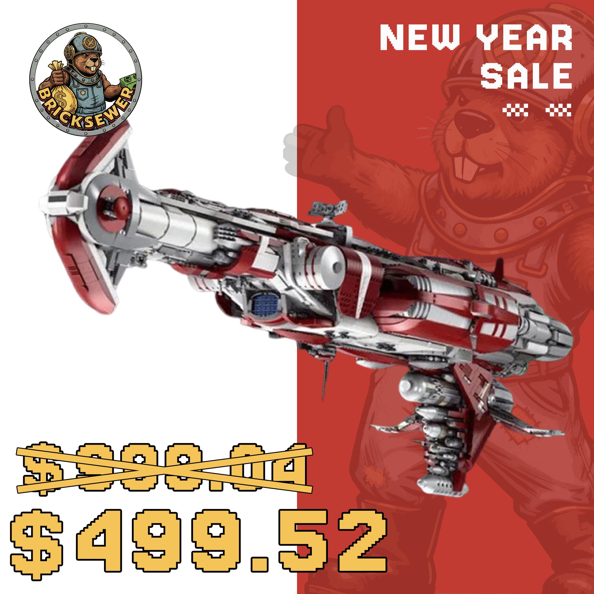 MOULD KING 21002 Old Republic Escort Cruiser with 8338 pieces