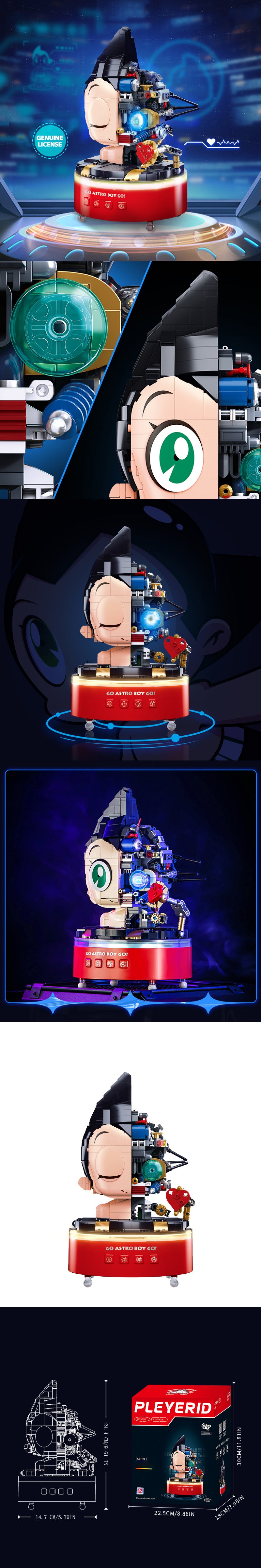 Pleyerid M38-P8008 Astro Boy Music Box Movie & Game