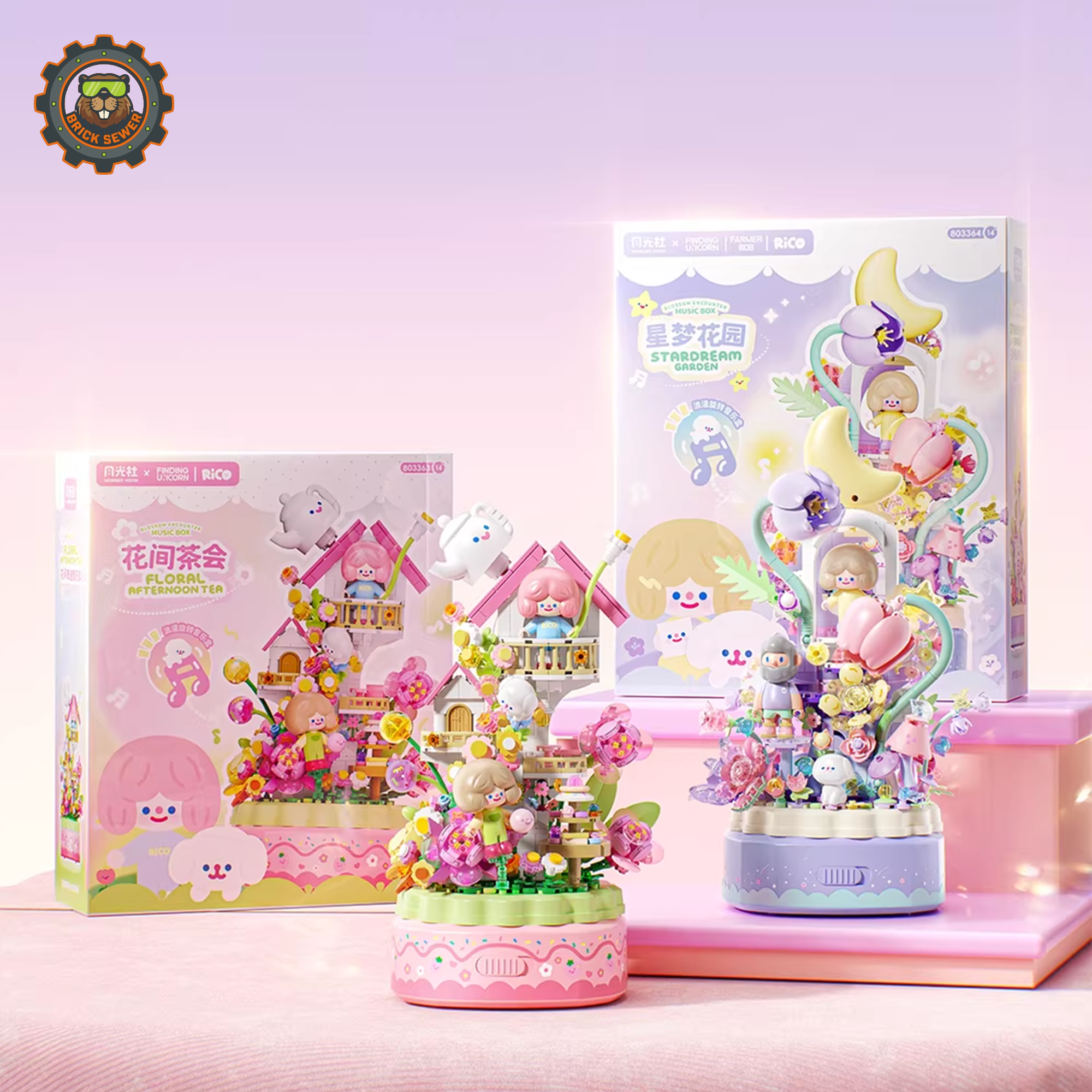 [Free Shipping] Mother’s Day Duo – Tea Party & Star Garden Floral Set