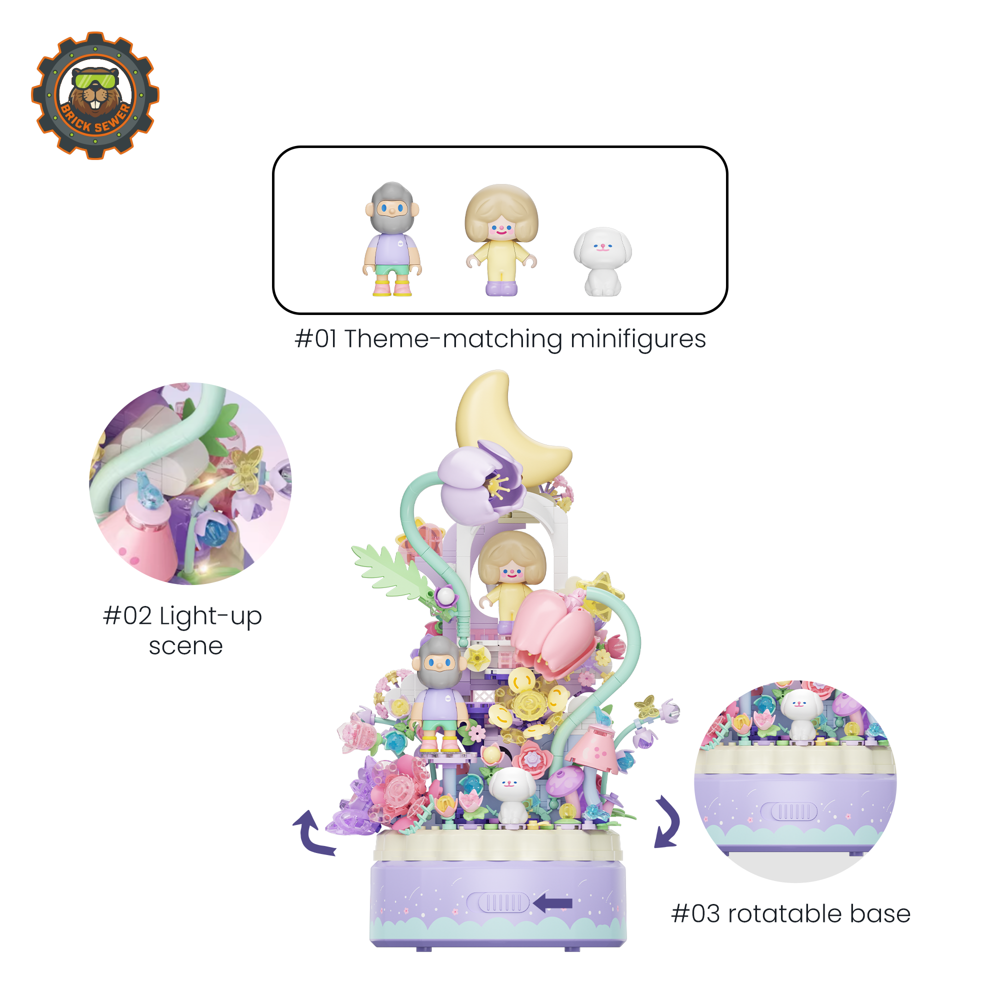 [Free Shipping] Mother’s Day Duo – Tea Party & Star Garden Floral Set
